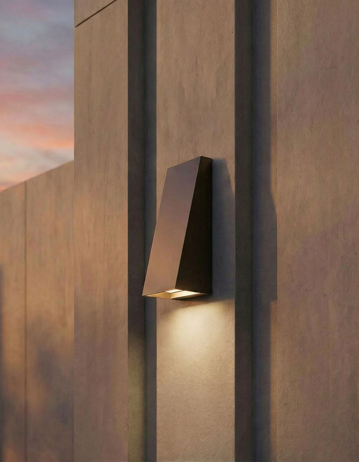 BENTON 12-in. Outdoor Wall Sconce in Bronze