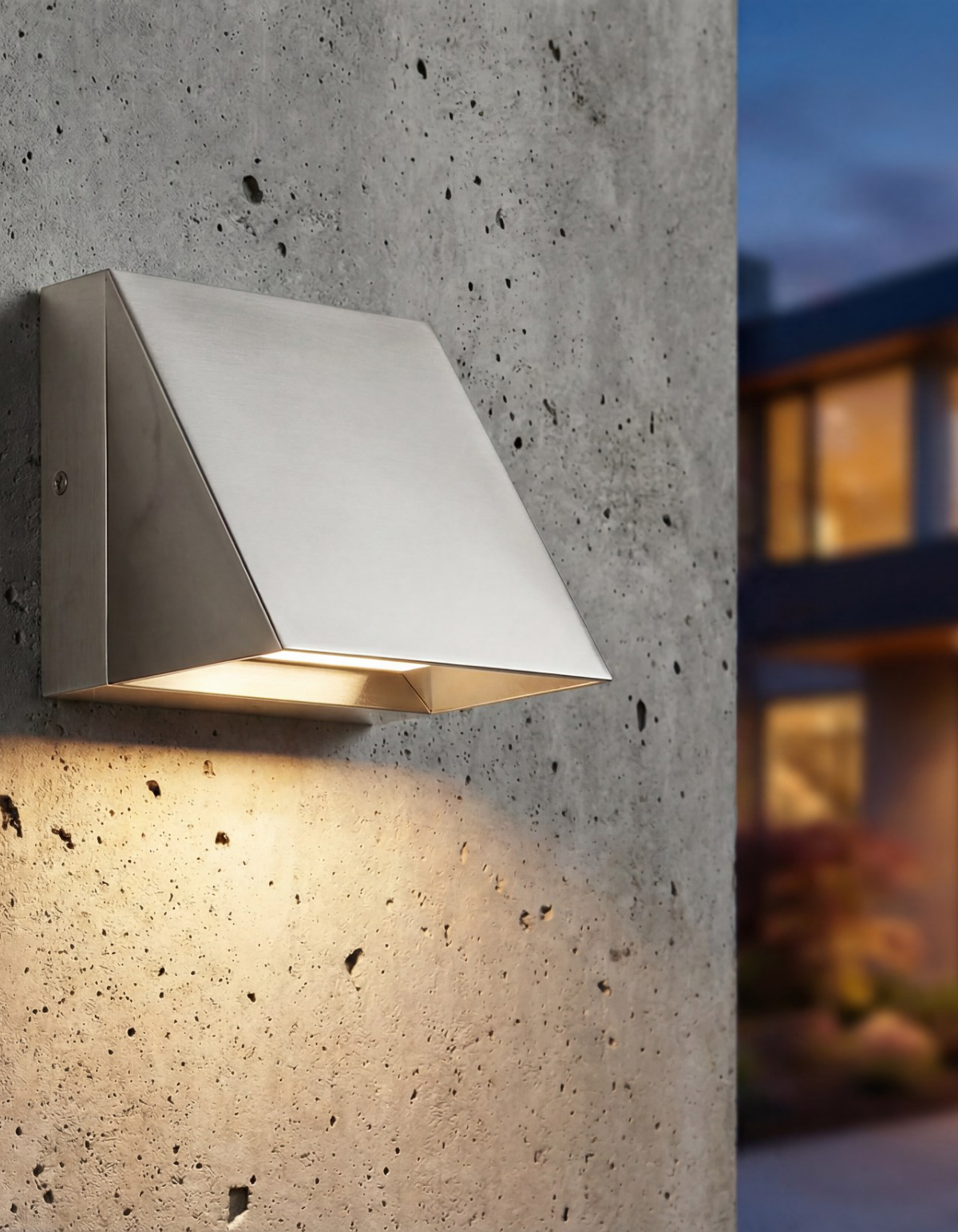 BENTON 5-in. Outdoor Wall Cube in Slate Gray