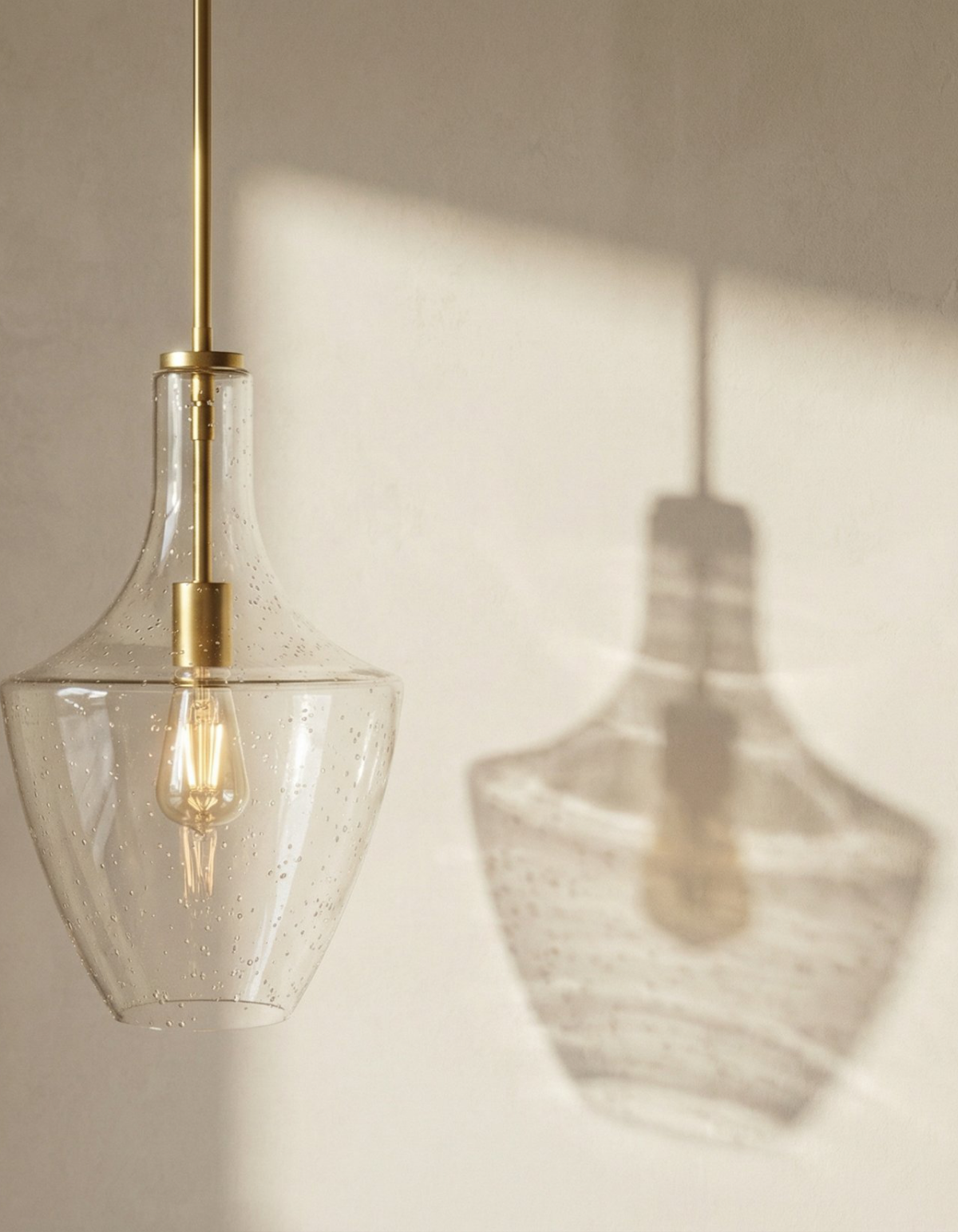 CAPRI 11-in. Pendant, Satin Gold Finish