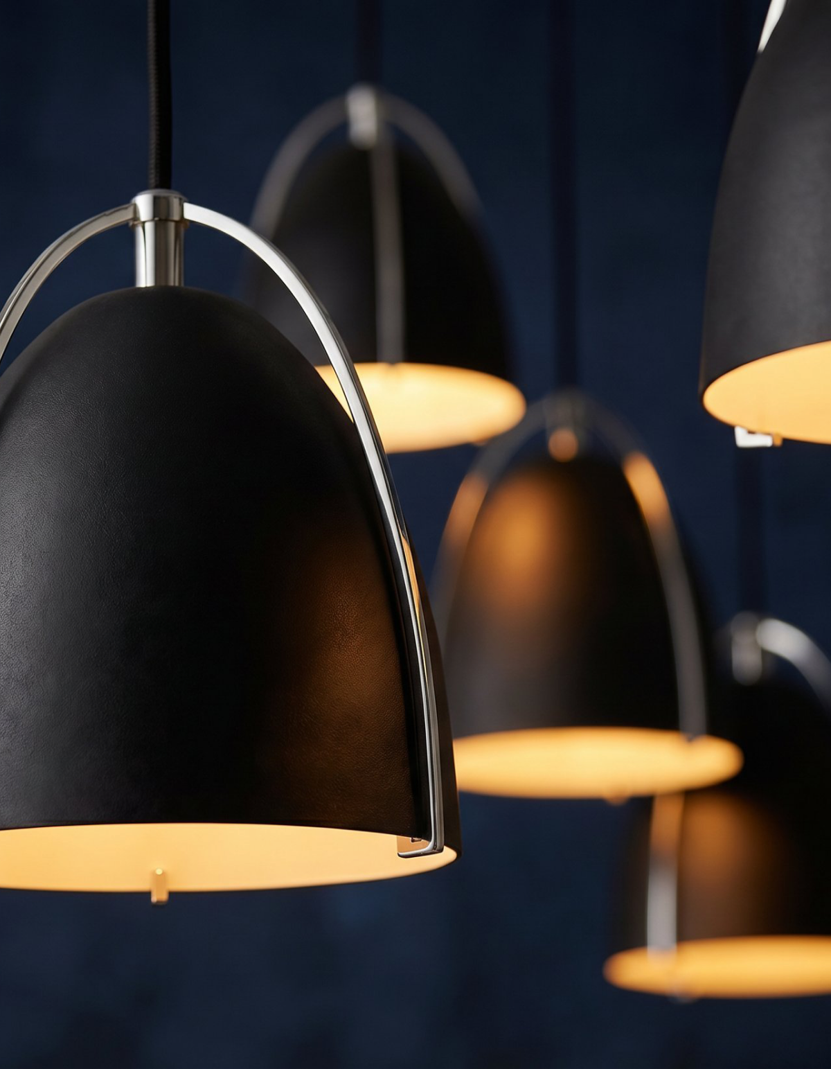 HOPE Small Pendant Black + Chrome — gallery 5