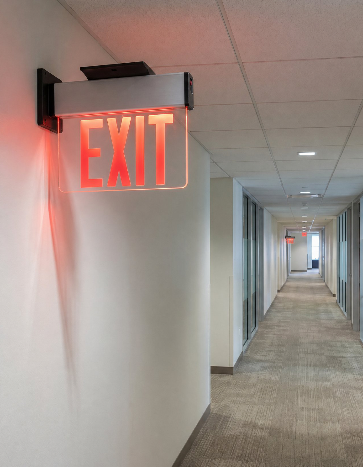 Haven Edge-Lit Exit Sign - EDGE-ES-01
