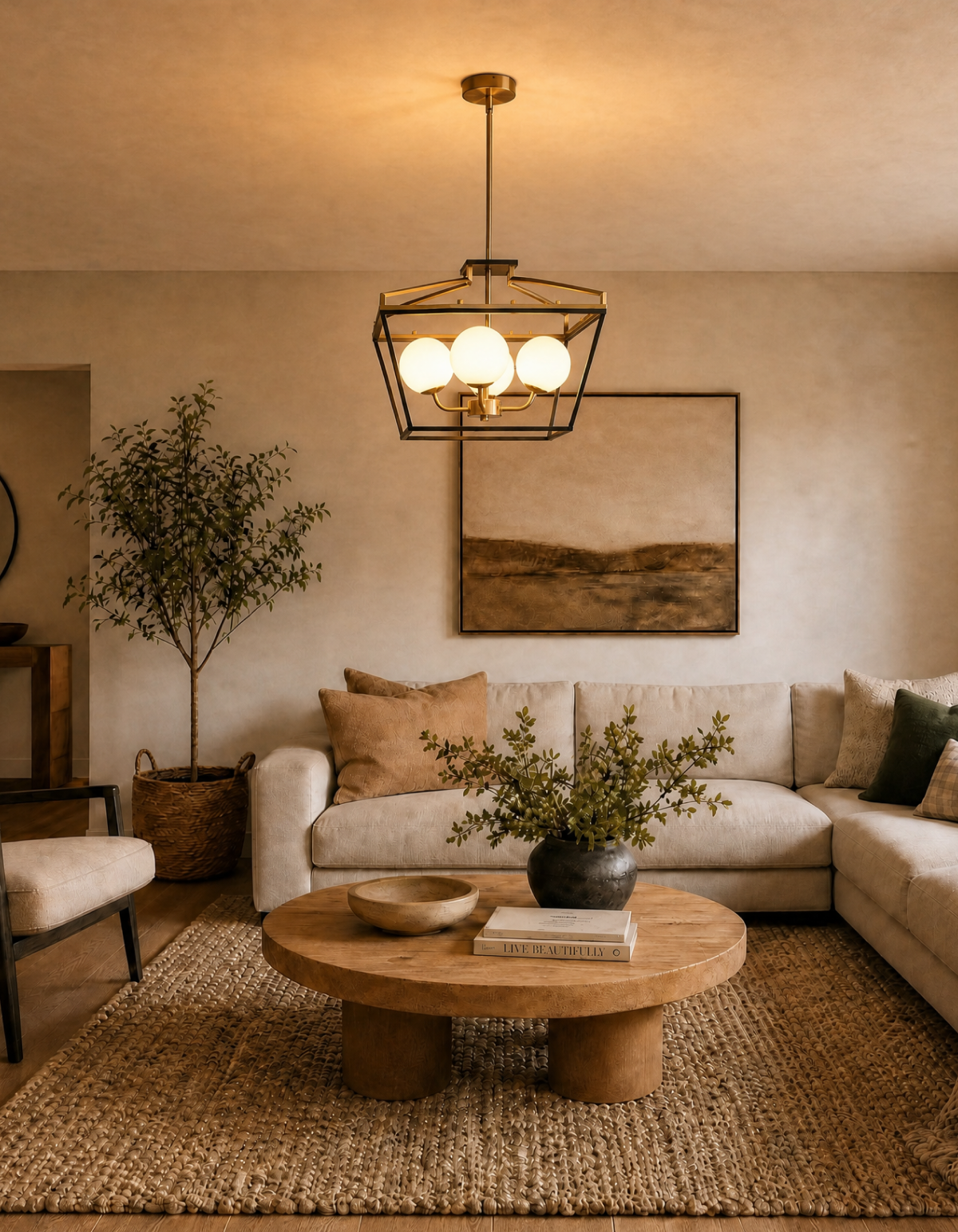 Sorelle 4-Light Pendant - SORL-P4-SGBK
