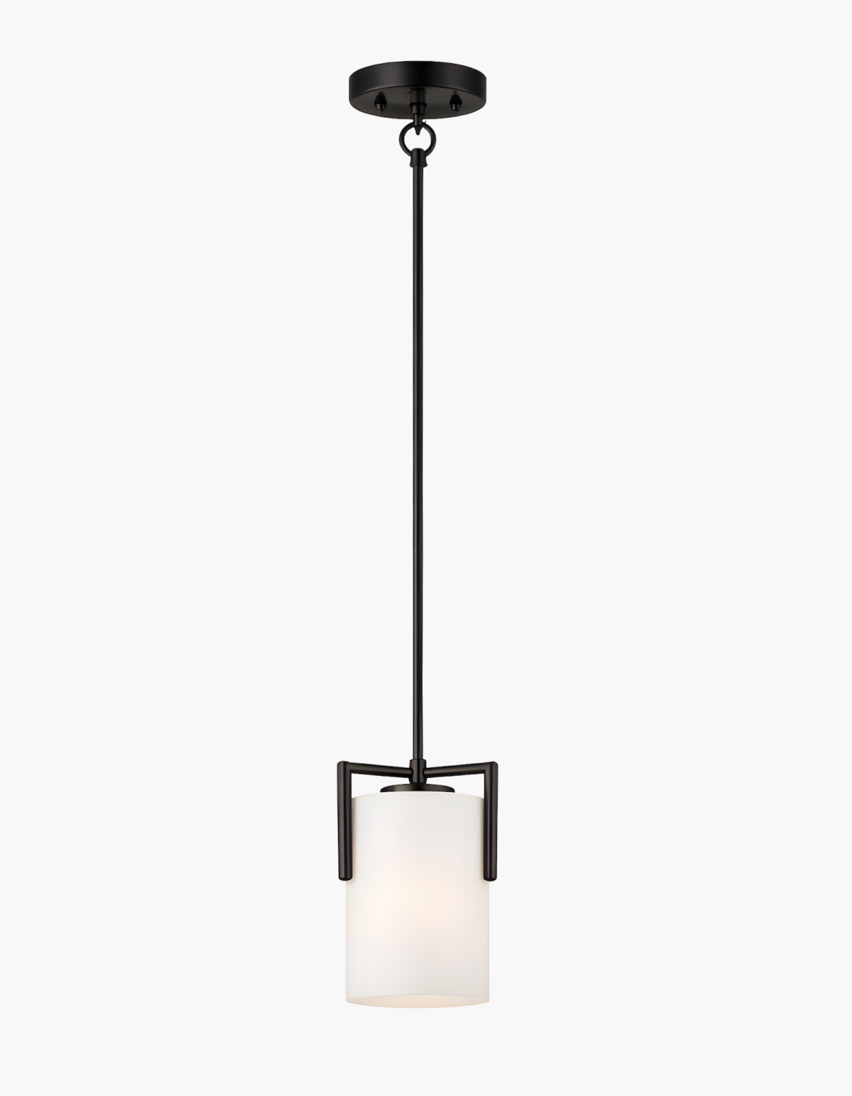 Bella Single Pendant - Black#Finish_Black