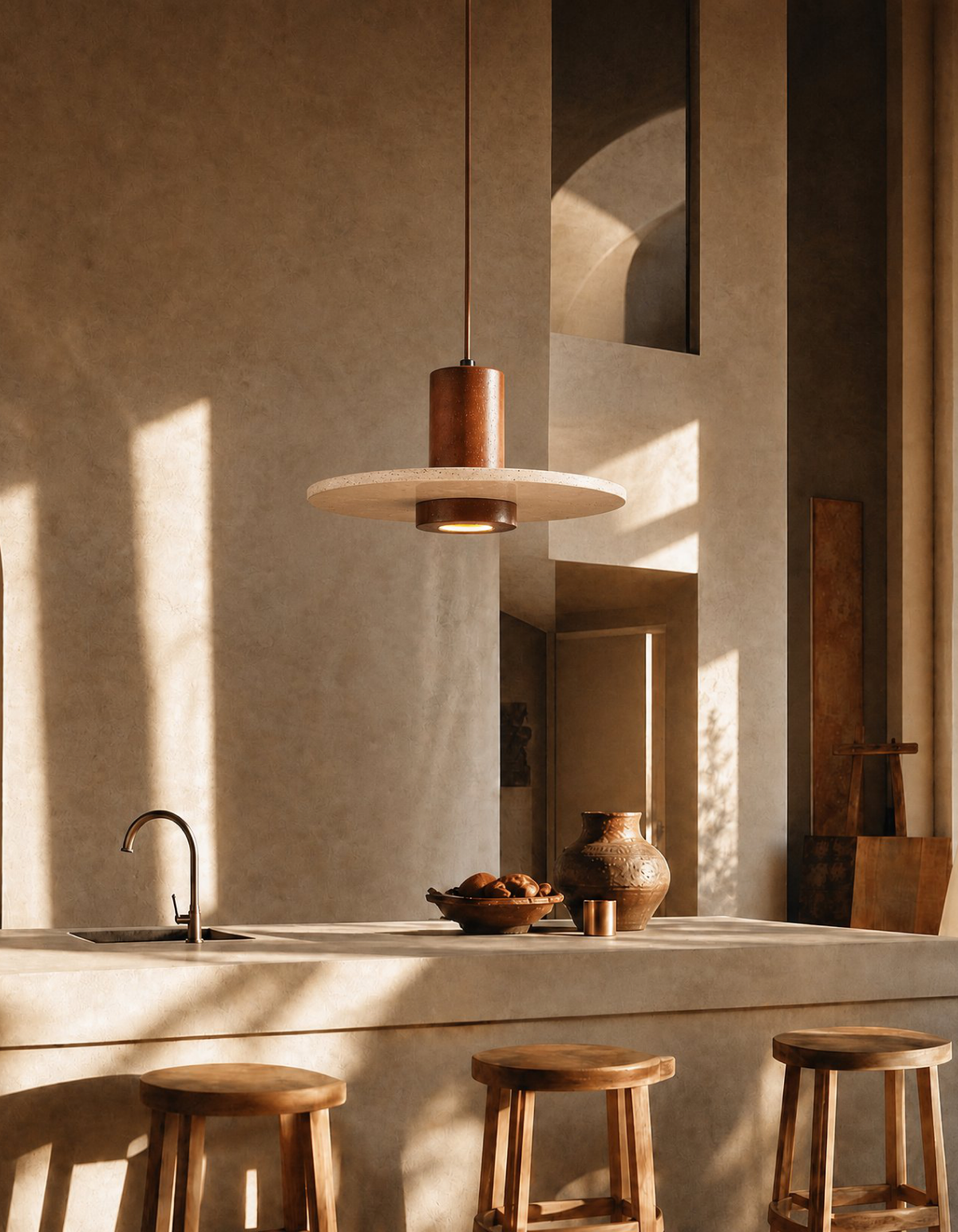Pietra 12-in. Pendant - PTRA-P-12-30K-TRVT