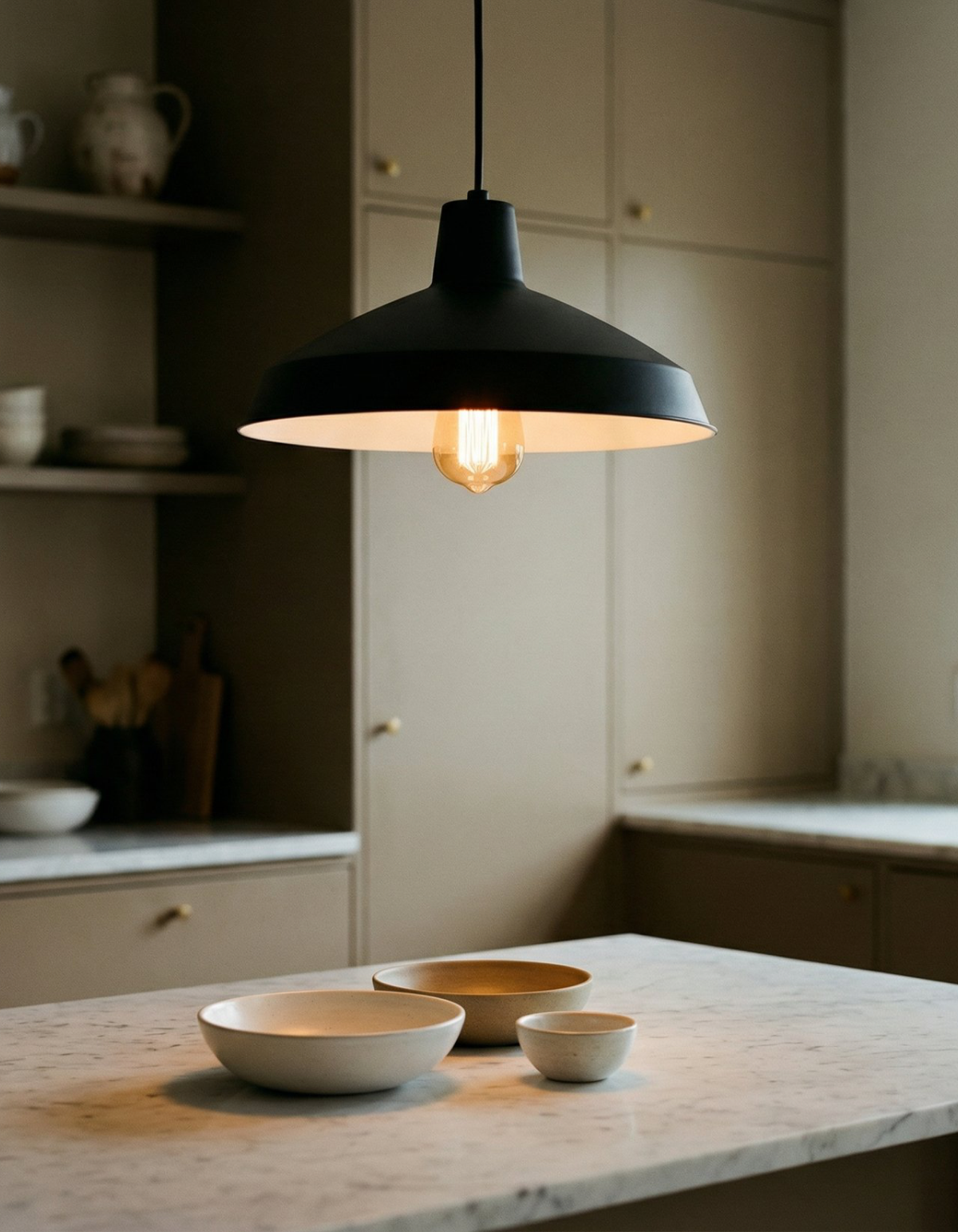 OWEN 1-Light Pendant - Black#Finish_Black
