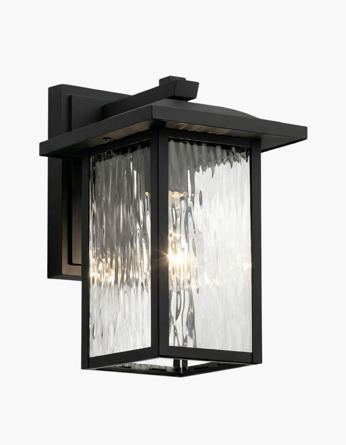 LUMOS 1-Light 13" Lantern - Black#Finish_Black