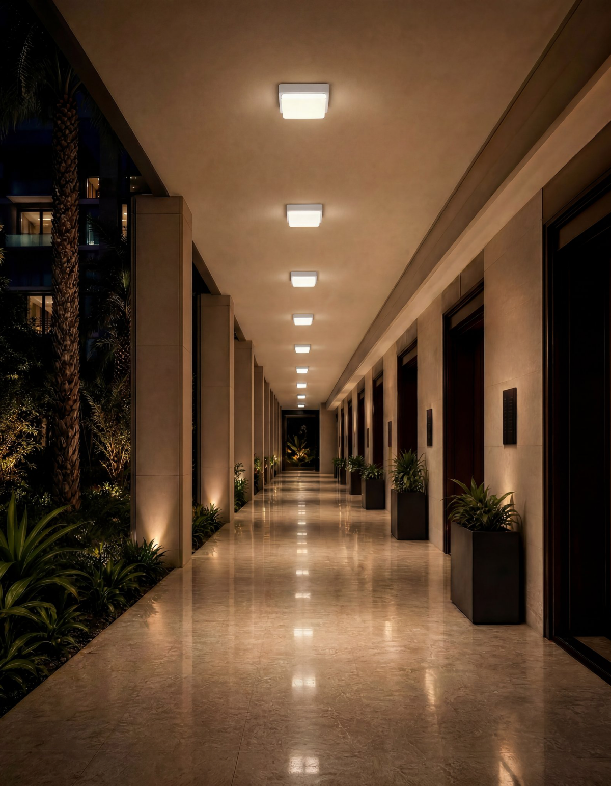 HeliosX 35W Canopy Light - White#Finish_White