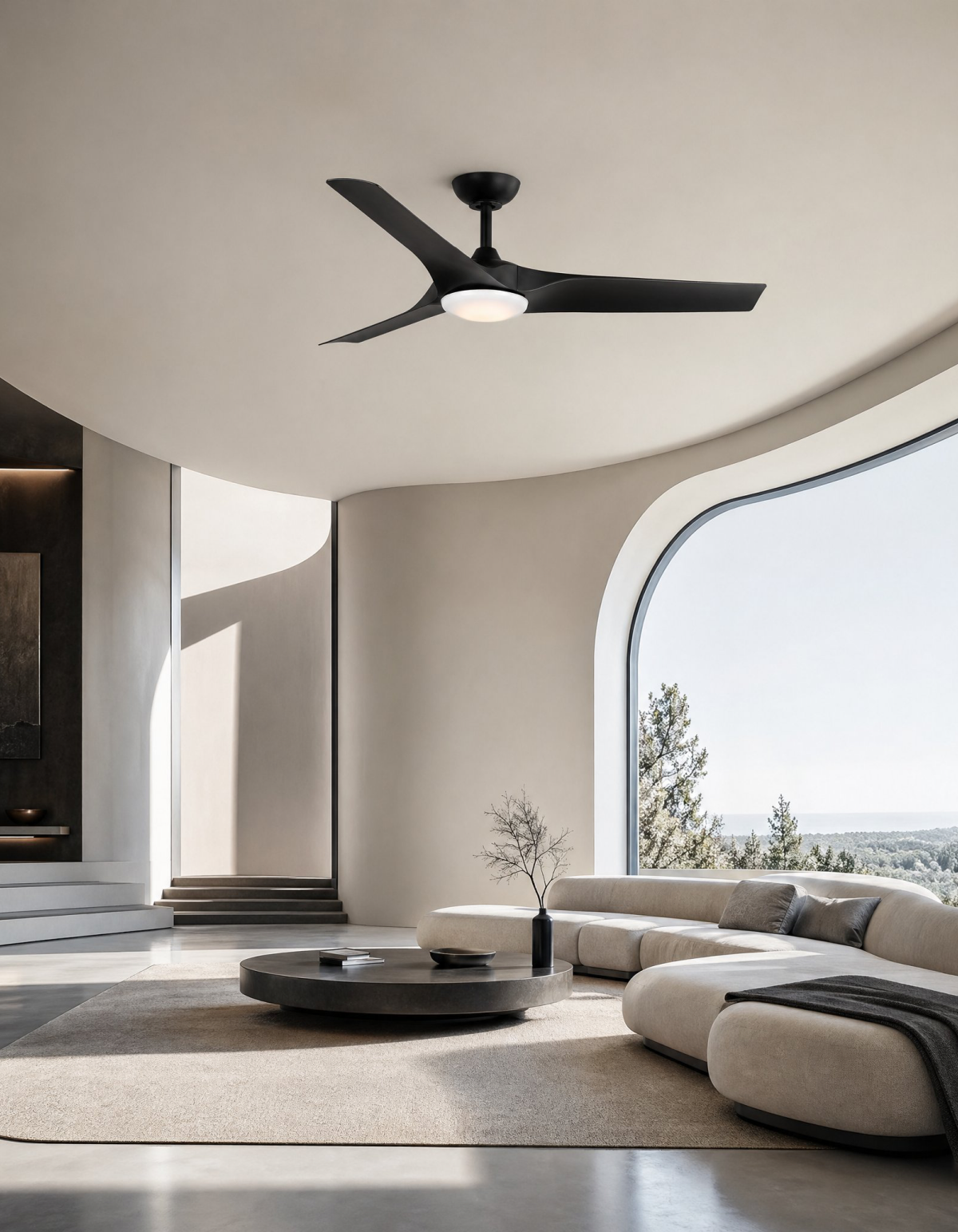 Gossamer 52-in. Ceiling Fan - Matte Black#Finish_Matte Black