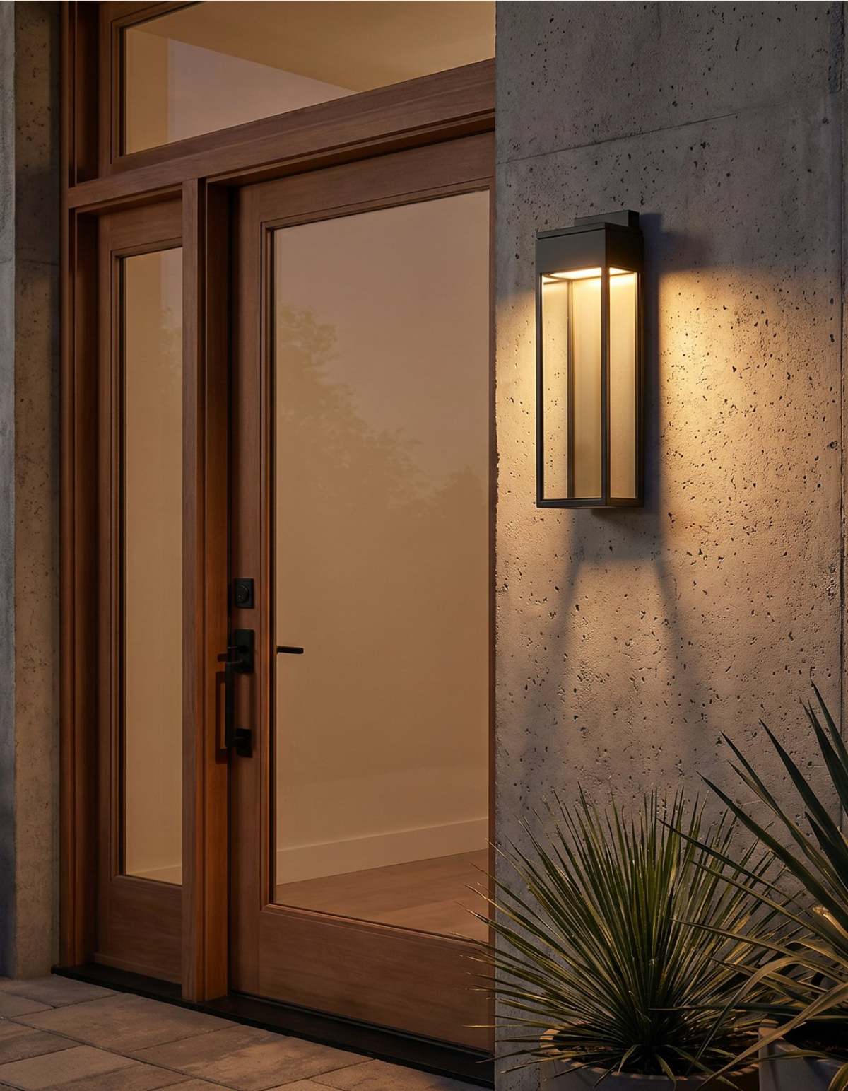 Solaire Outdoor Wall Lantern - 24 in#Size_24 in