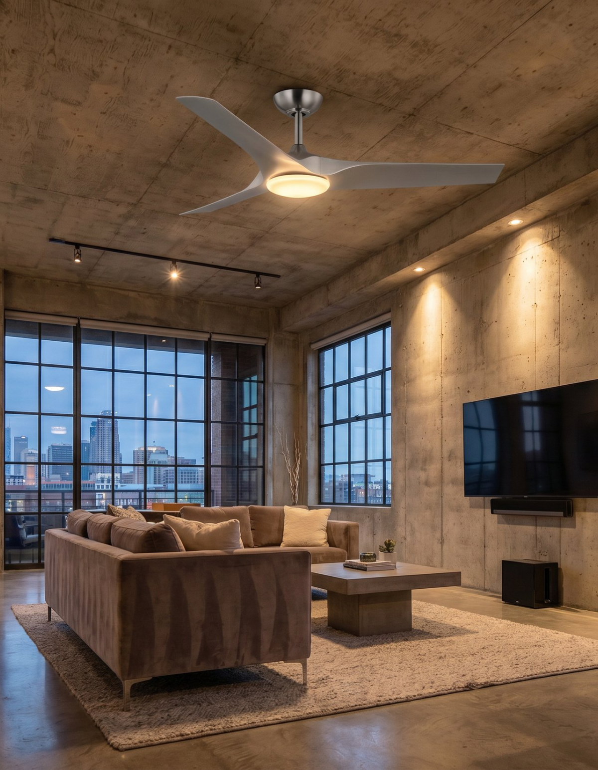 Gossamer 52-in. Ceiling Fan, Brushed Nickel - Brushed Nickel & Silver#Finish_Brushed Nickel & Silver