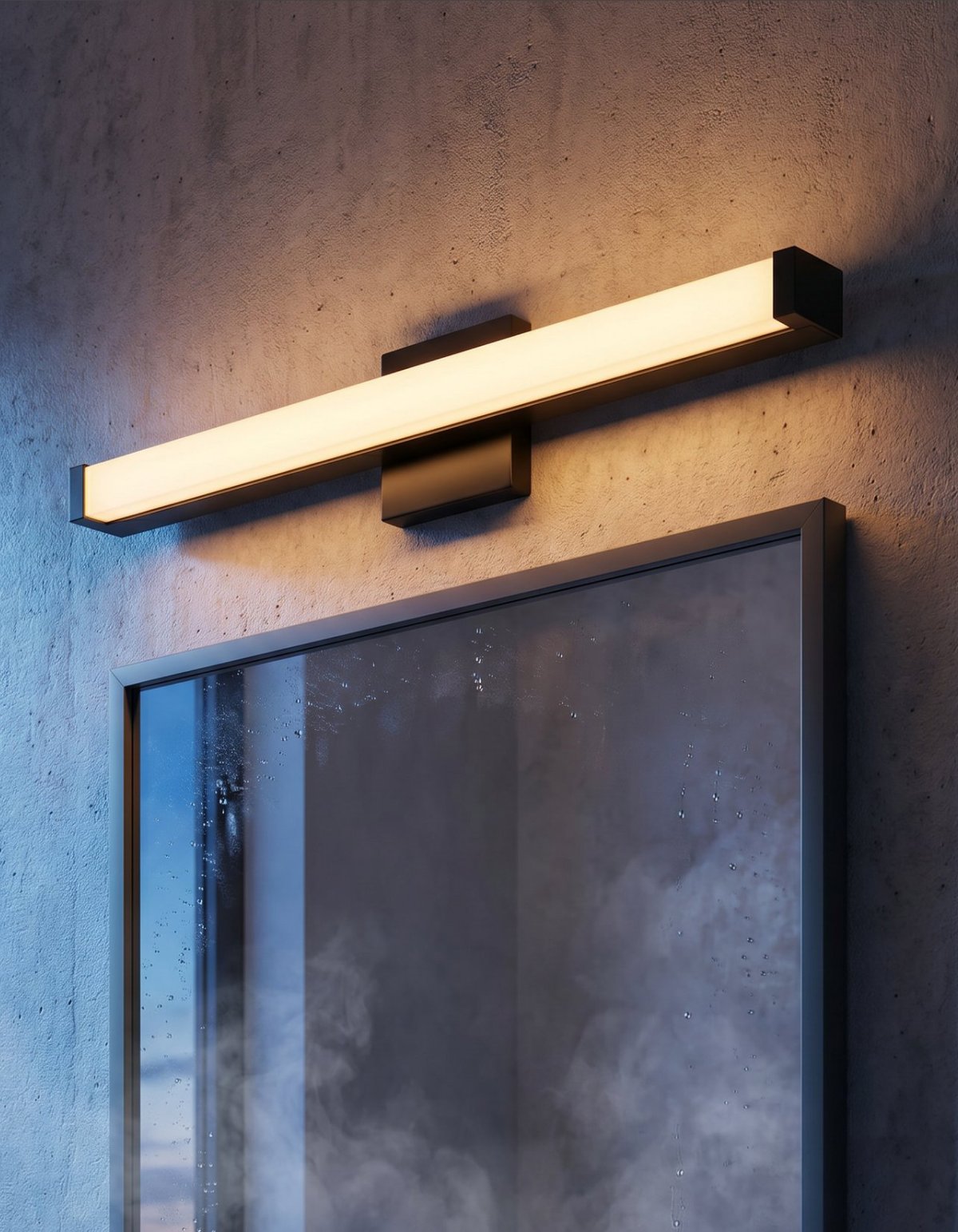 Vista Linear Vanity Light - Black / 30 in#Finish_Black#Size_30 in