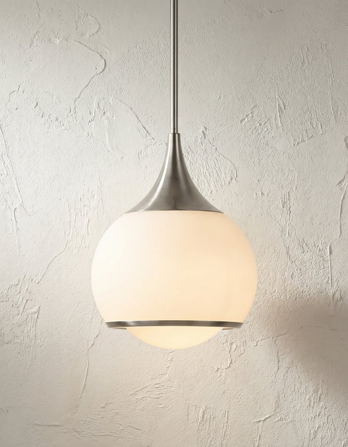 Opal 1-Light Pendant - Brushed Nickel#Finish_Brushed Nickel