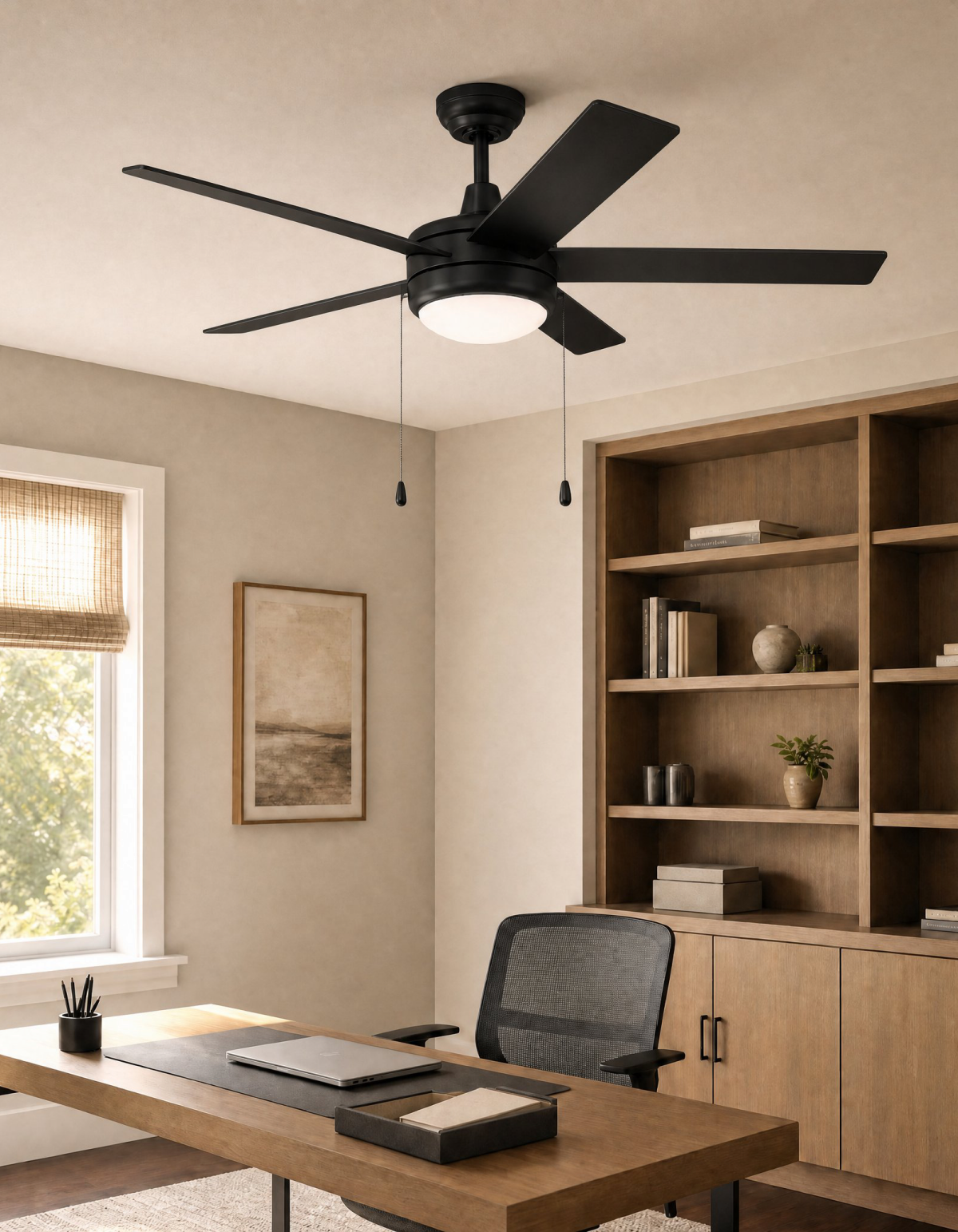 COBIA 52" 5-Blade Cobia Ceiling Fan - Matte Black#Finish_Matte Black