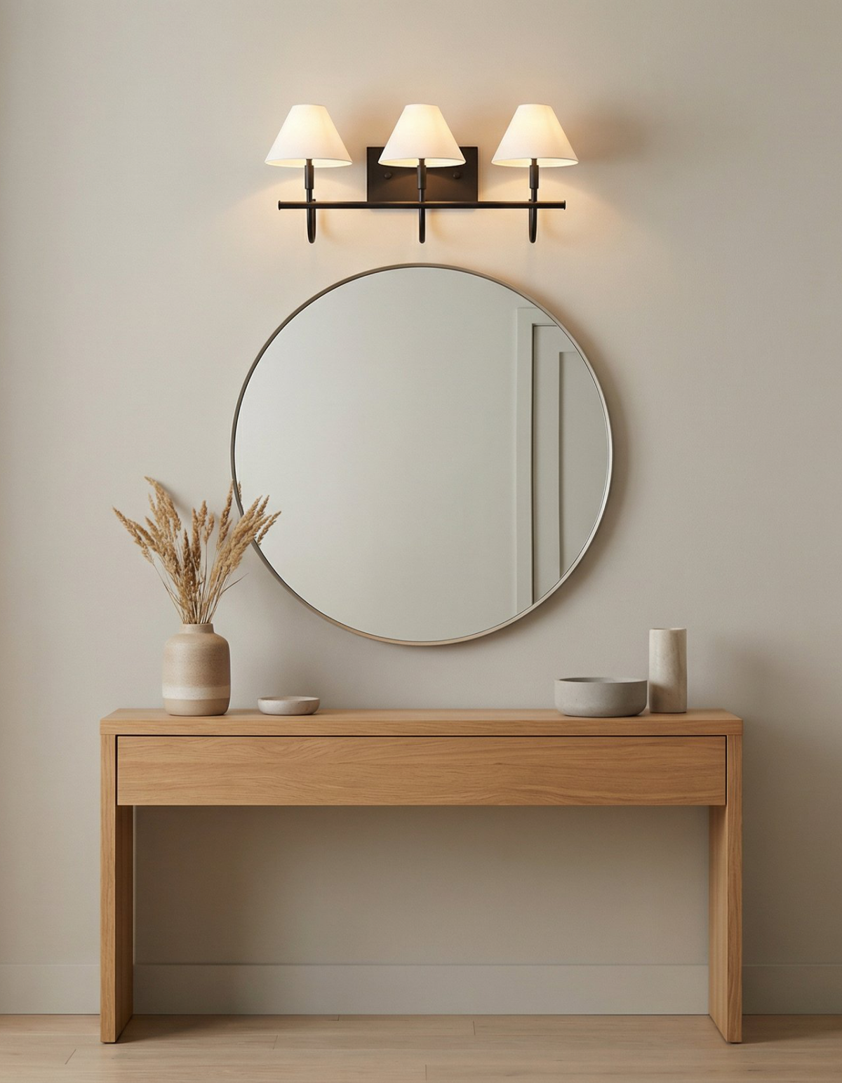Parlor 3-Light Vanity Light - Black#Finish_Black