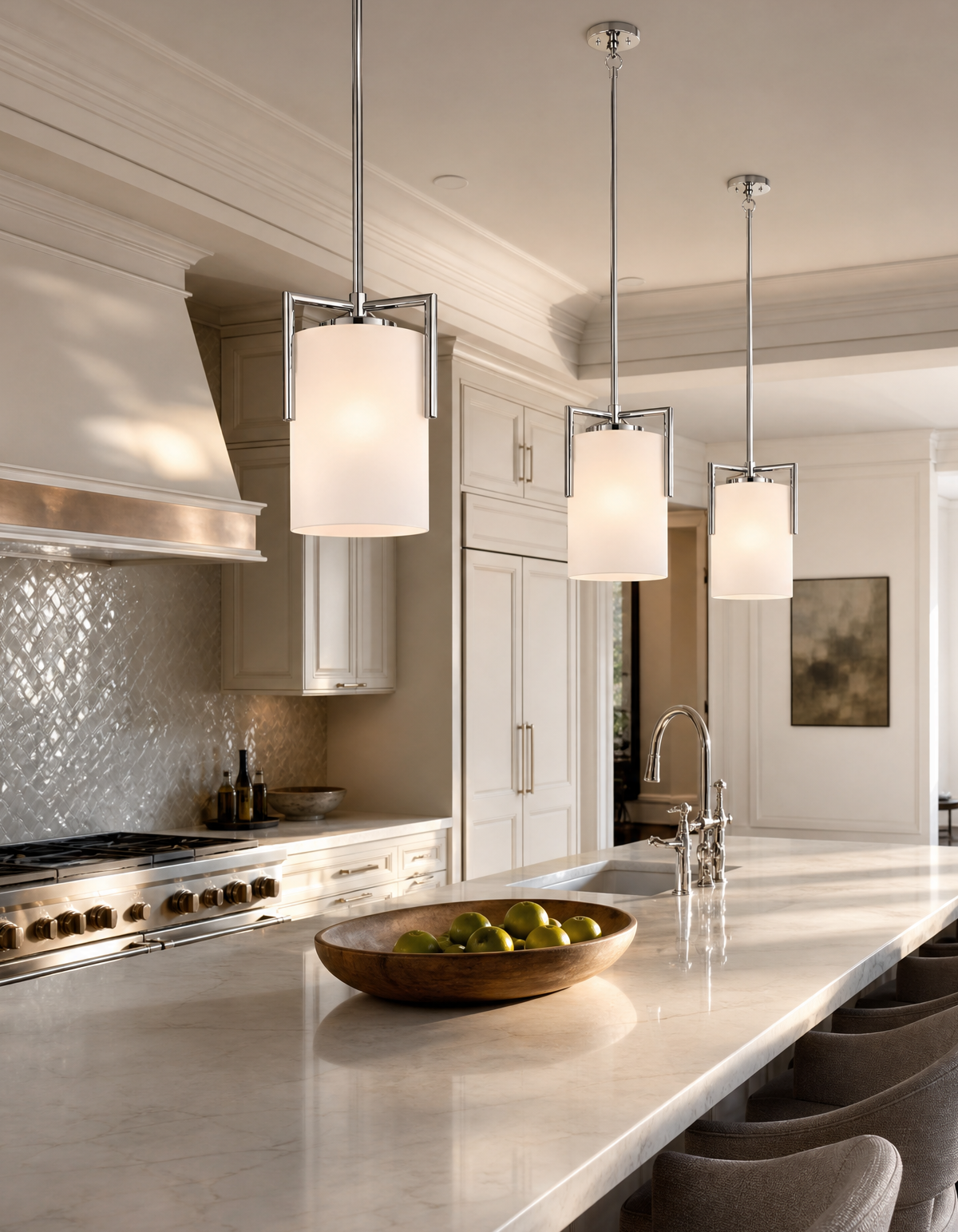 Bella Single Pendant - Chrome#Finish_Chrome