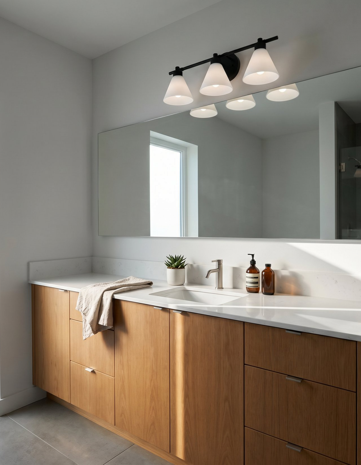 Maren 3-Light Vanity Light - MARN-V3-C-BKF