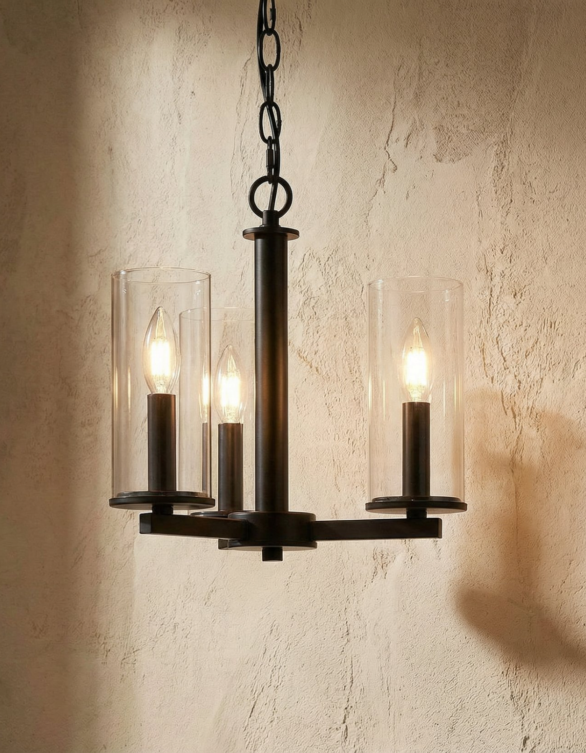 Aurelia 3-Light Chandelier - Black#Finish_Black