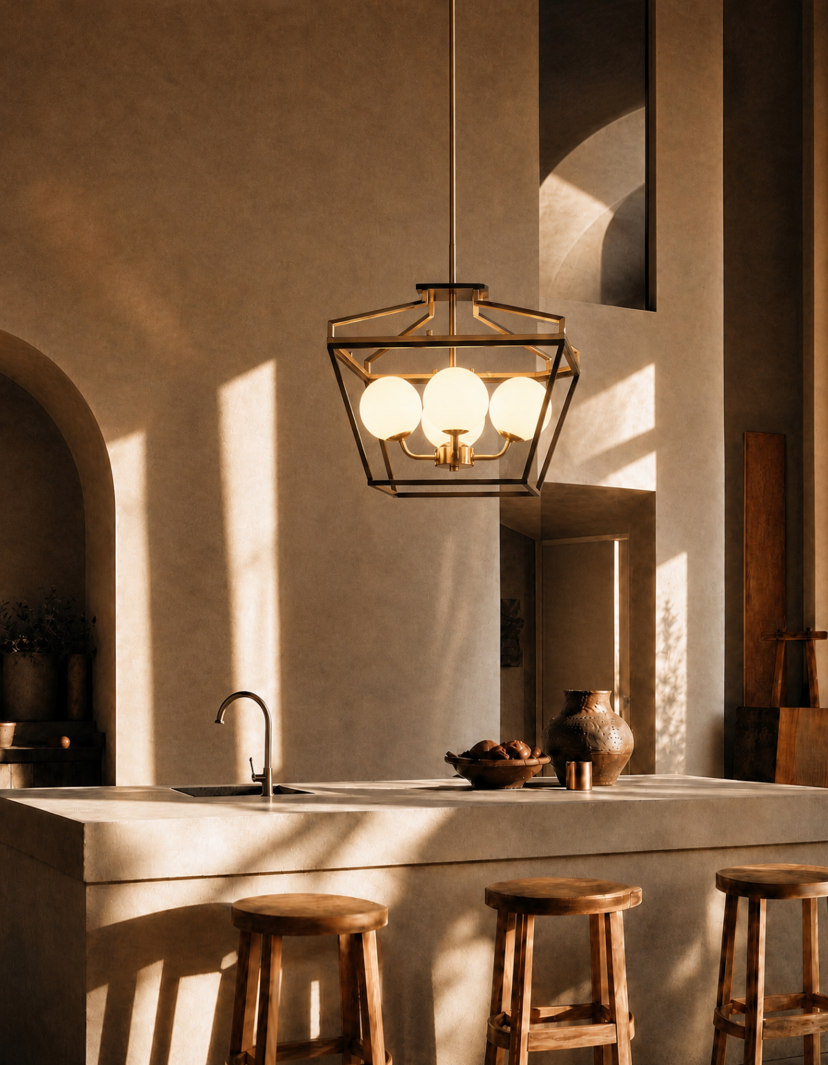 Sorelle 4-Light Pendant - SORL-P4-SGBK