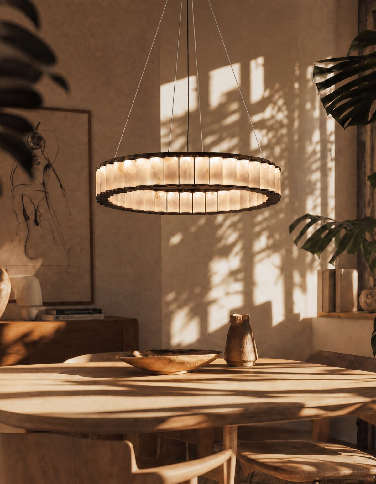 LITHOS Ring Chandelier - Bronze#Finish_Bronze