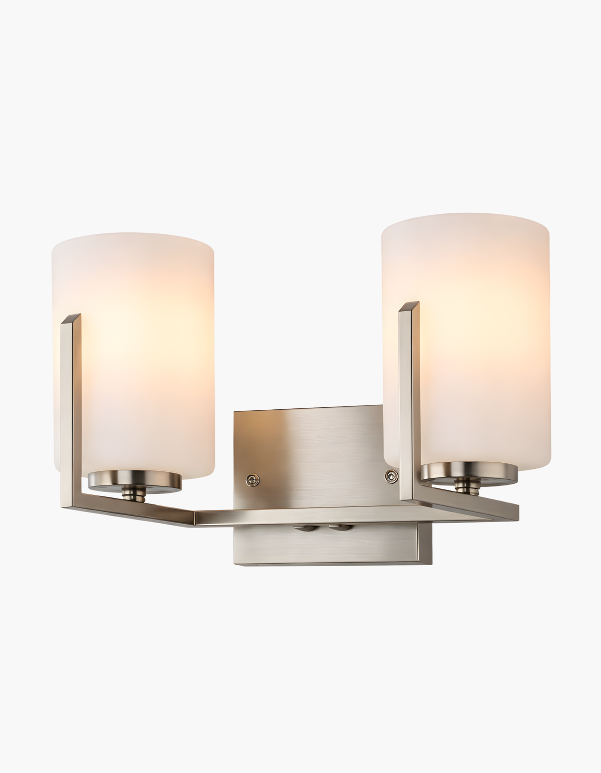 Bella 2-Light Vanity Light - Brushed Nickel#Finish_Brushed Nickel