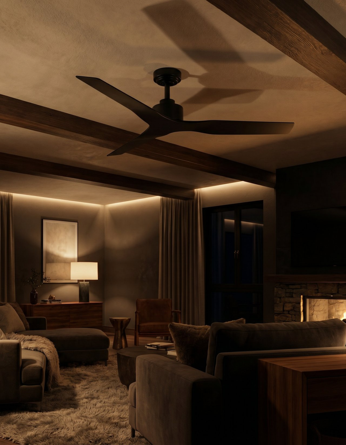 Skylark 52-in. Ceiling Fan - Black#Finish_Black