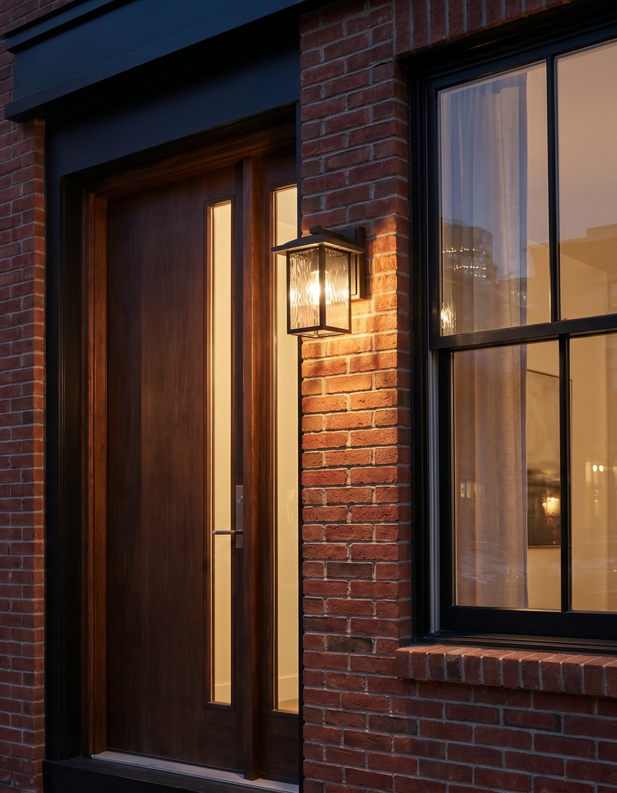 LUMOS 1-Light 10" Lantern - Black#Finish_Black