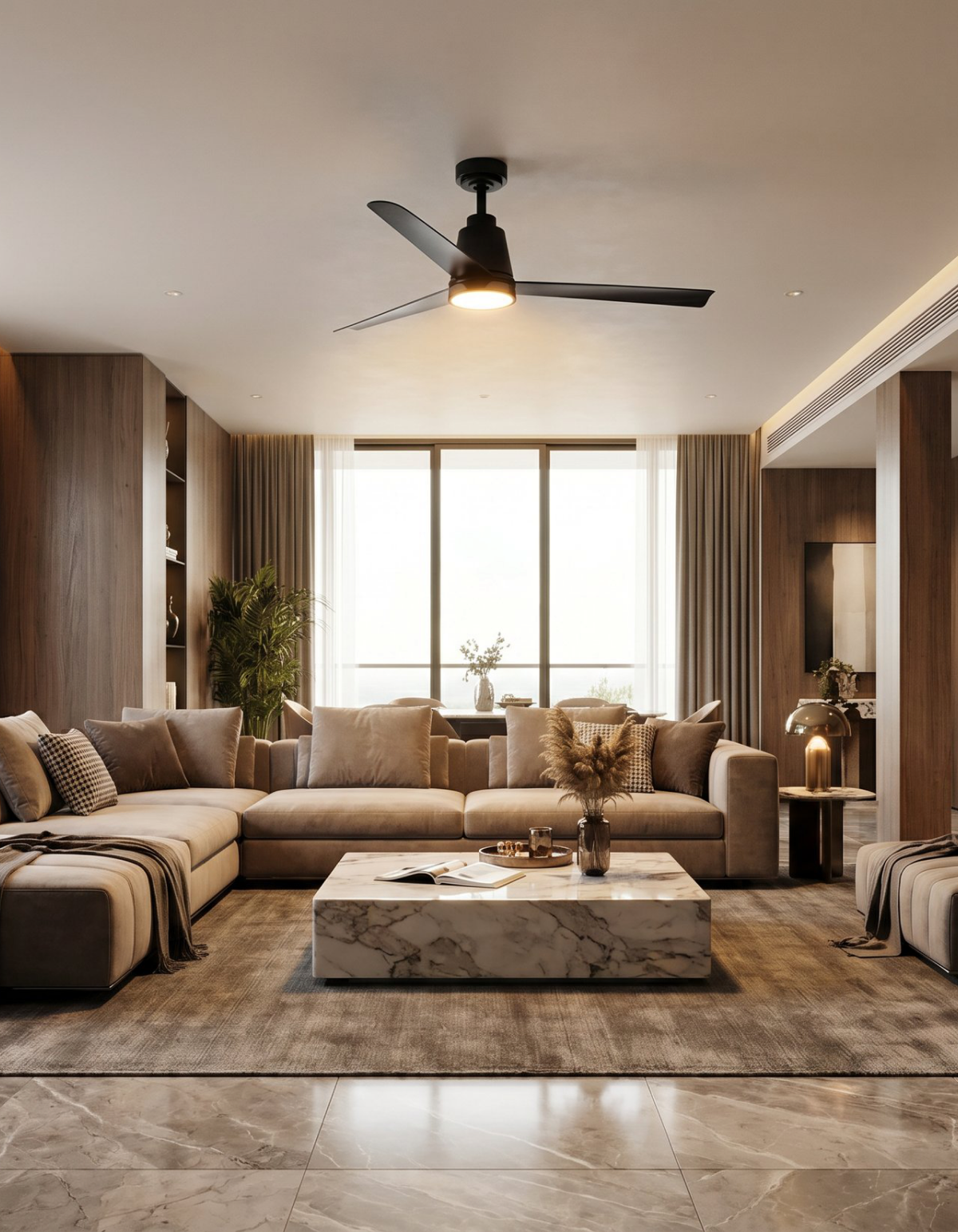 Solo 52-in. Ceiling Fan - Black#Finish_Black