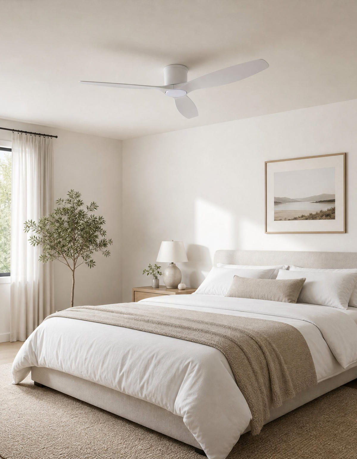 Savannah 52-in. Ceiling Fan - White#Finish_White