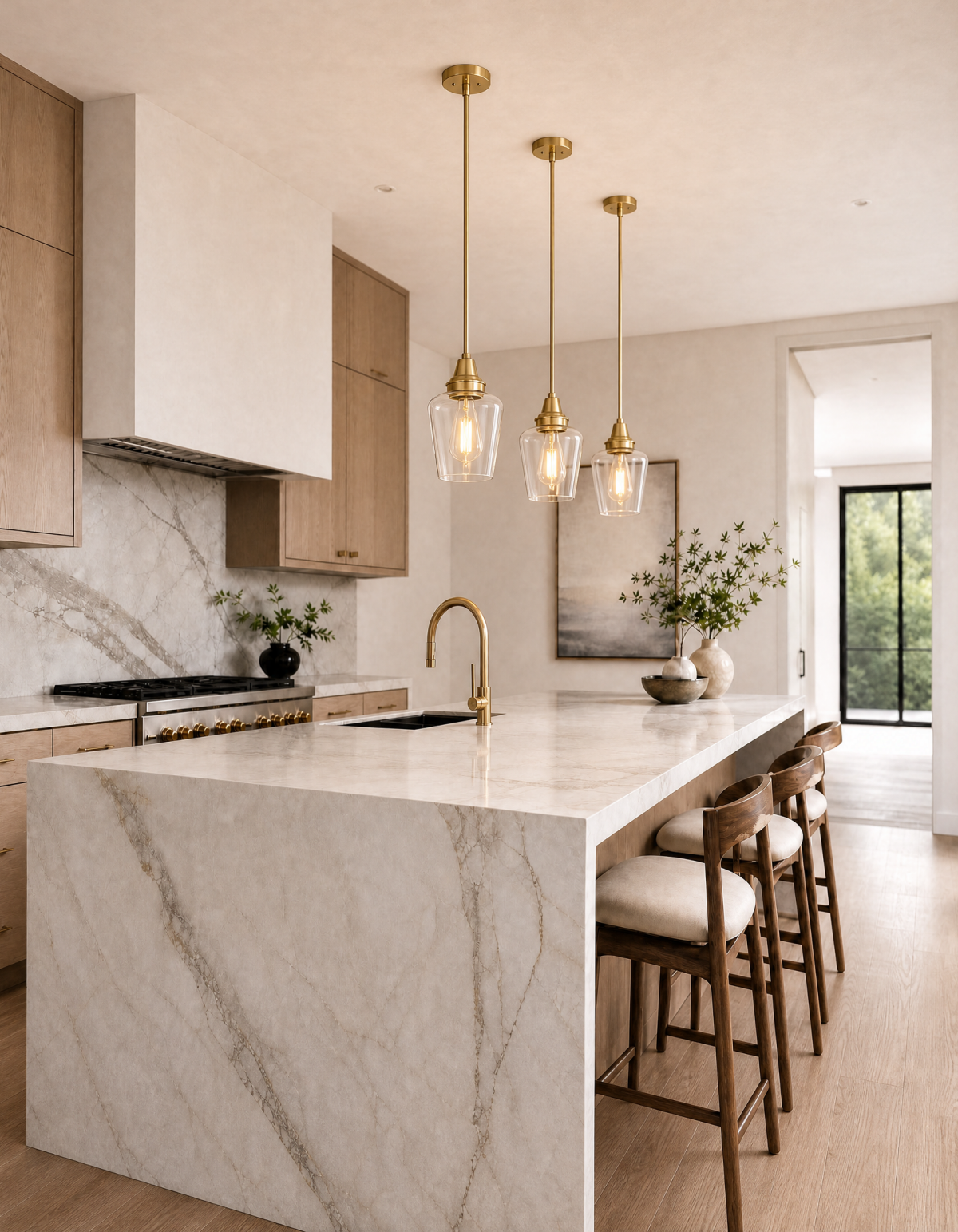 GILA 1-Light Pendant - Satin Gold#Finish_Satin Gold