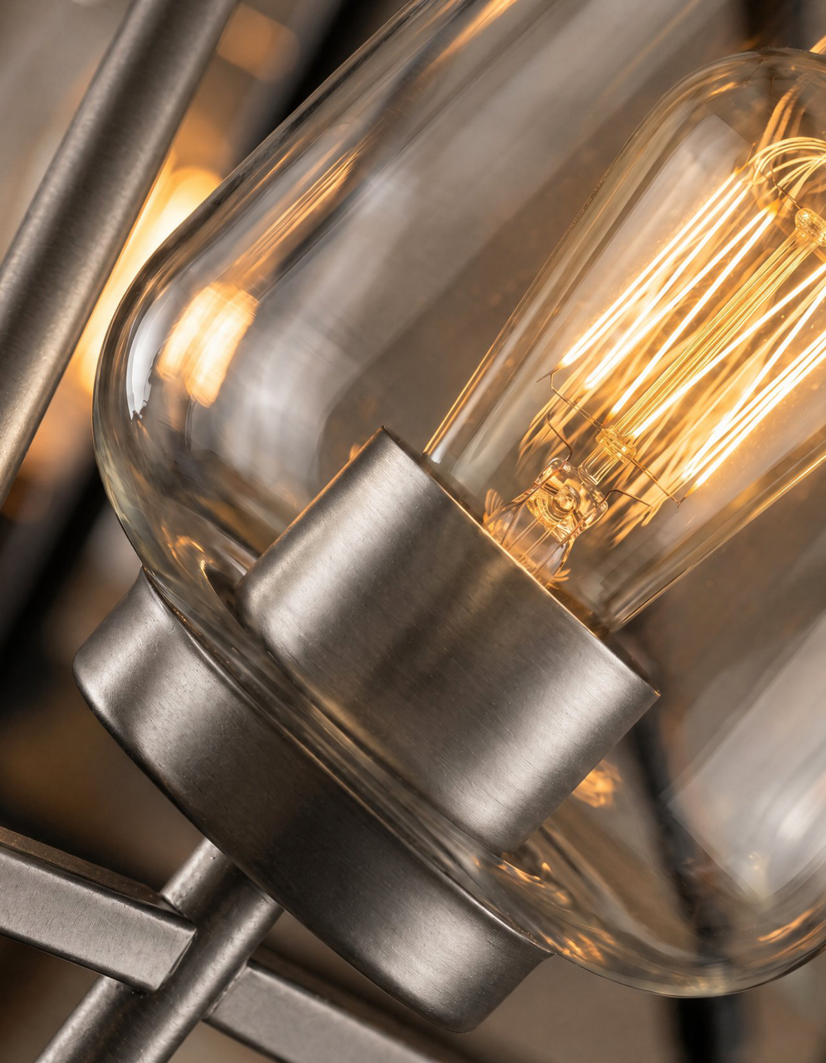 GILA 3-Light Chandelier - Brushed Nickel#Finish_Brushed Nickel