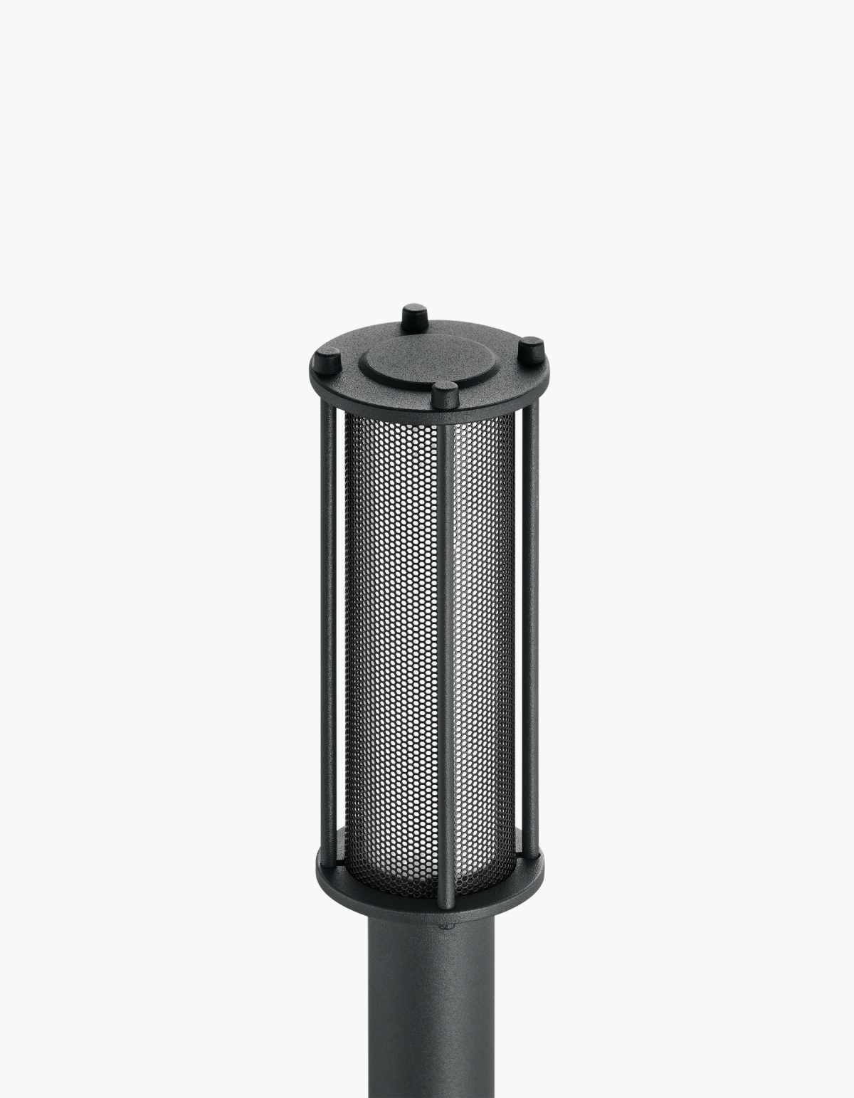 EVENING 14.1-in. Bollard – Black (390 lm) - Black#Finish_Black