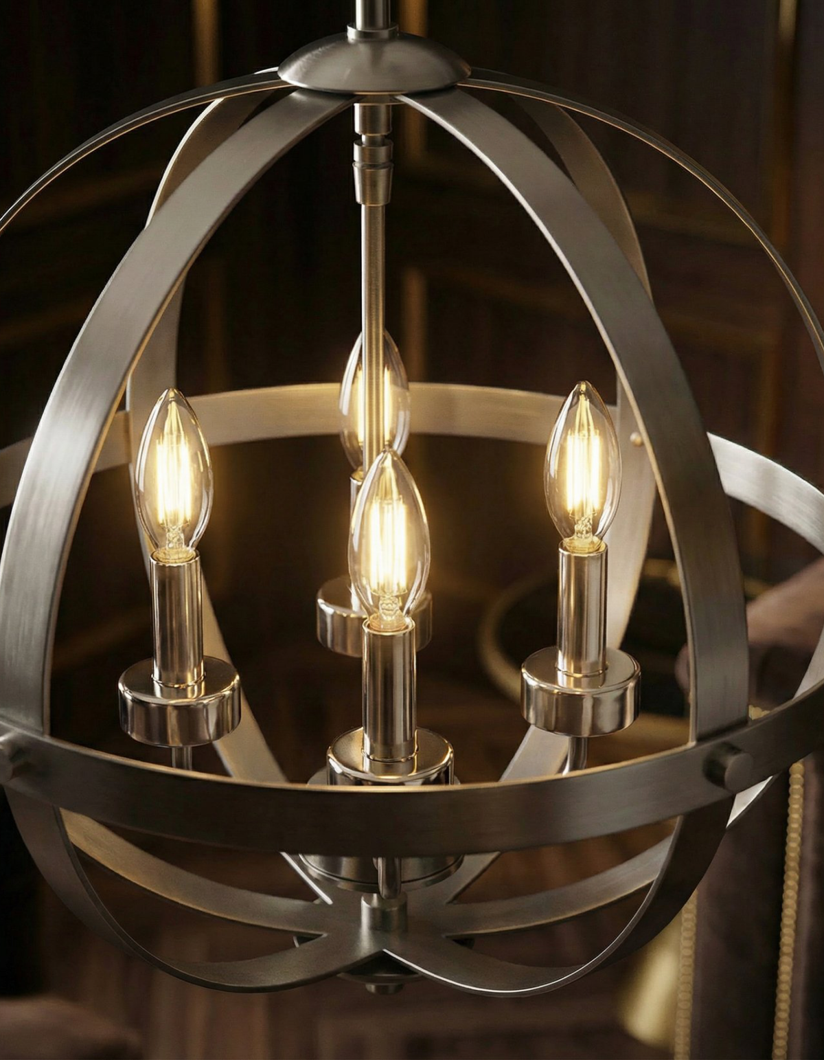 BRICKELL 4-Light 18" Pendant - Brushed Nickel#Finish_Brushed Nickel