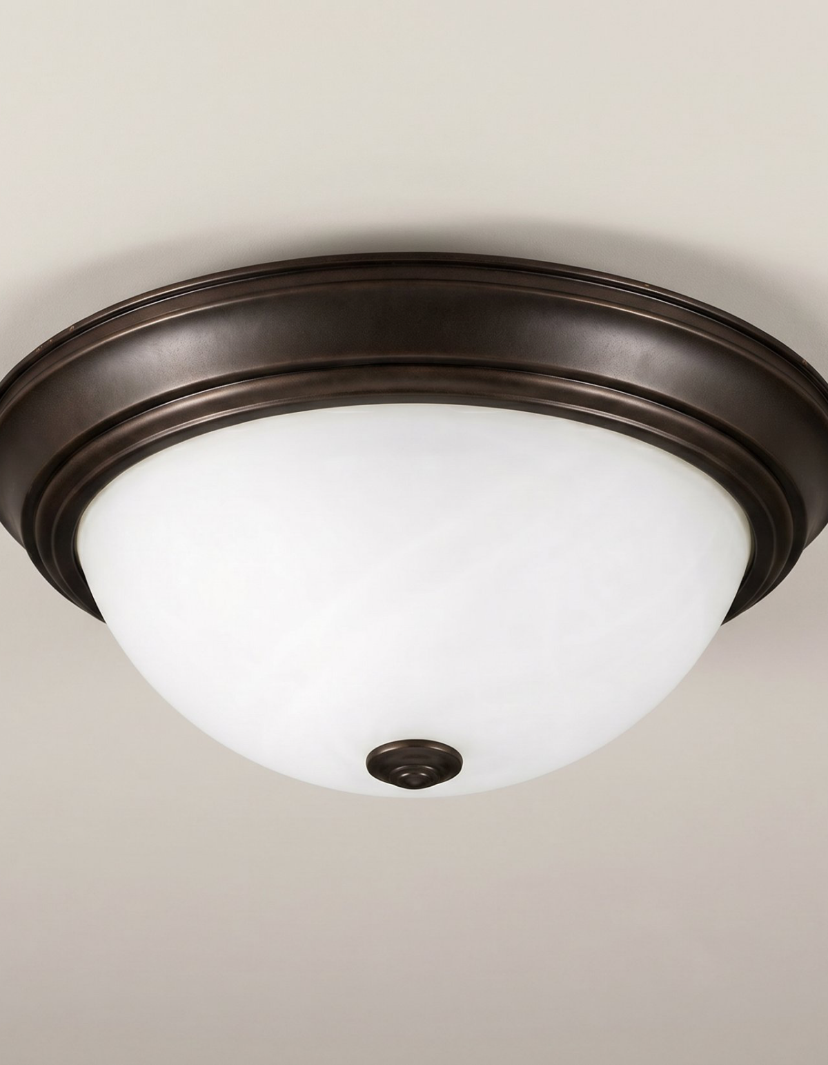 Heritage 13-in. Flush Mount - Bronze#Finish_Bronze