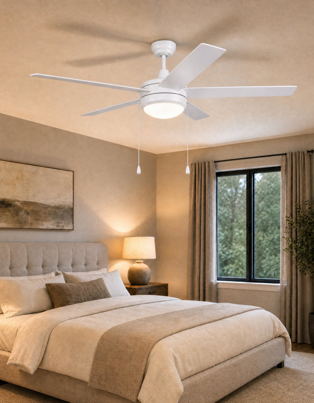 COBIA 52" 5-Blade Cobia Ceiling Fan - Matte White#Finish_Matte White