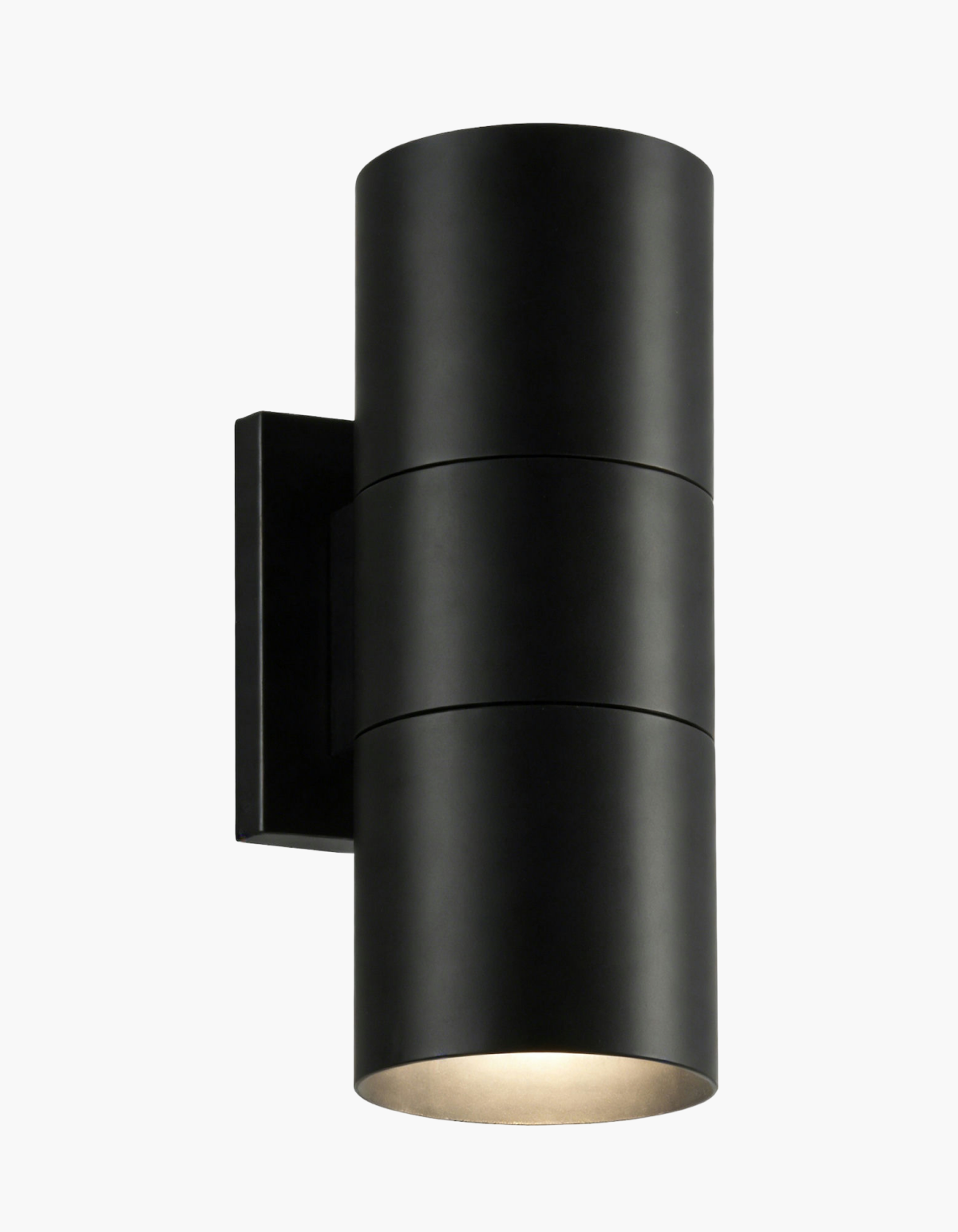 PIONEER 2-Light Outdoor Up/Down Wall Sconce - Black#Finish_Black