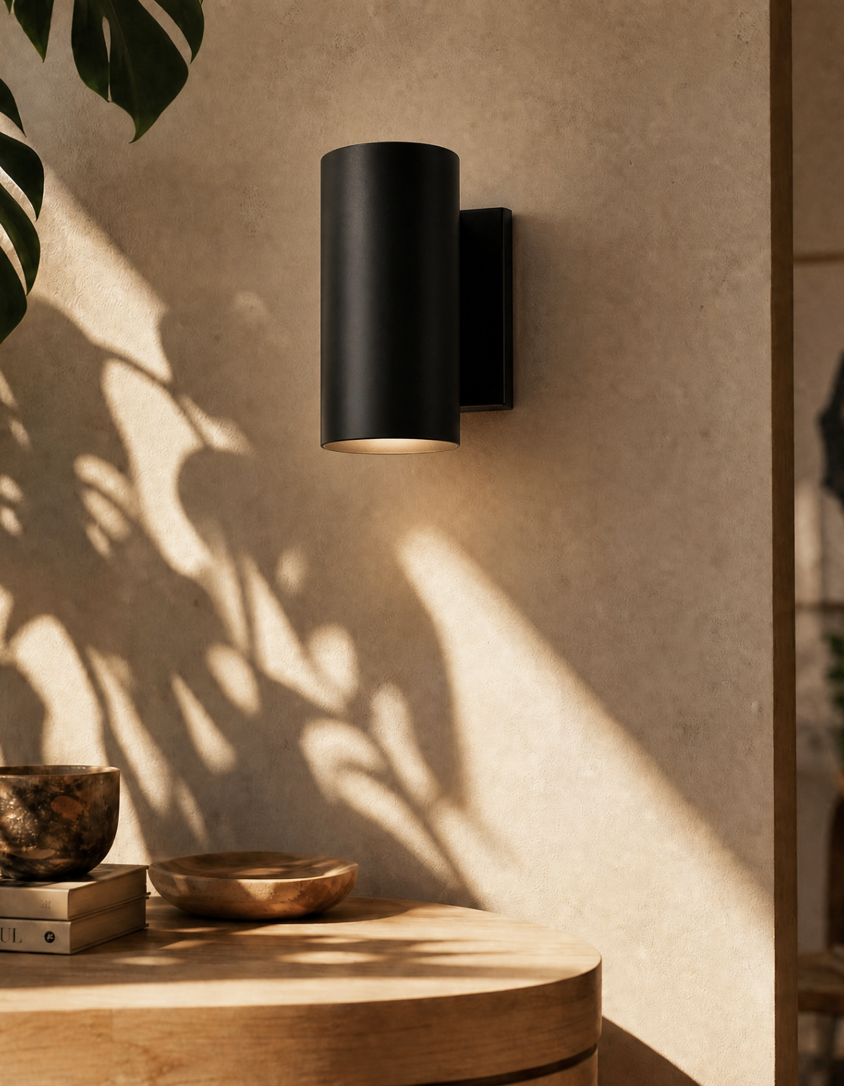Pioneer 2-Light Up/Down Sconce - PION-WS2-3CCT-BK