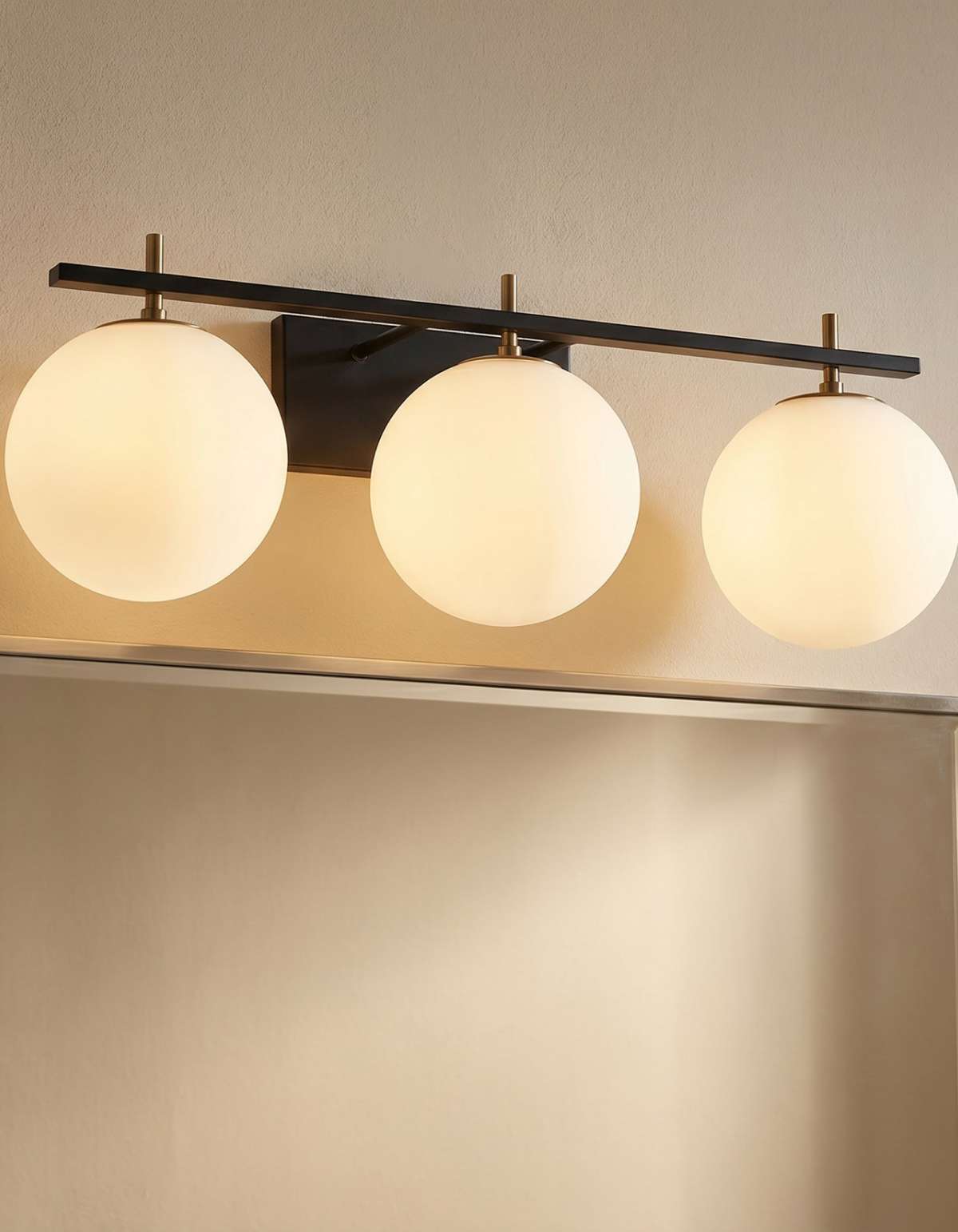 Capella 3-Light Vanity Light - CPLA-V3-BKSG