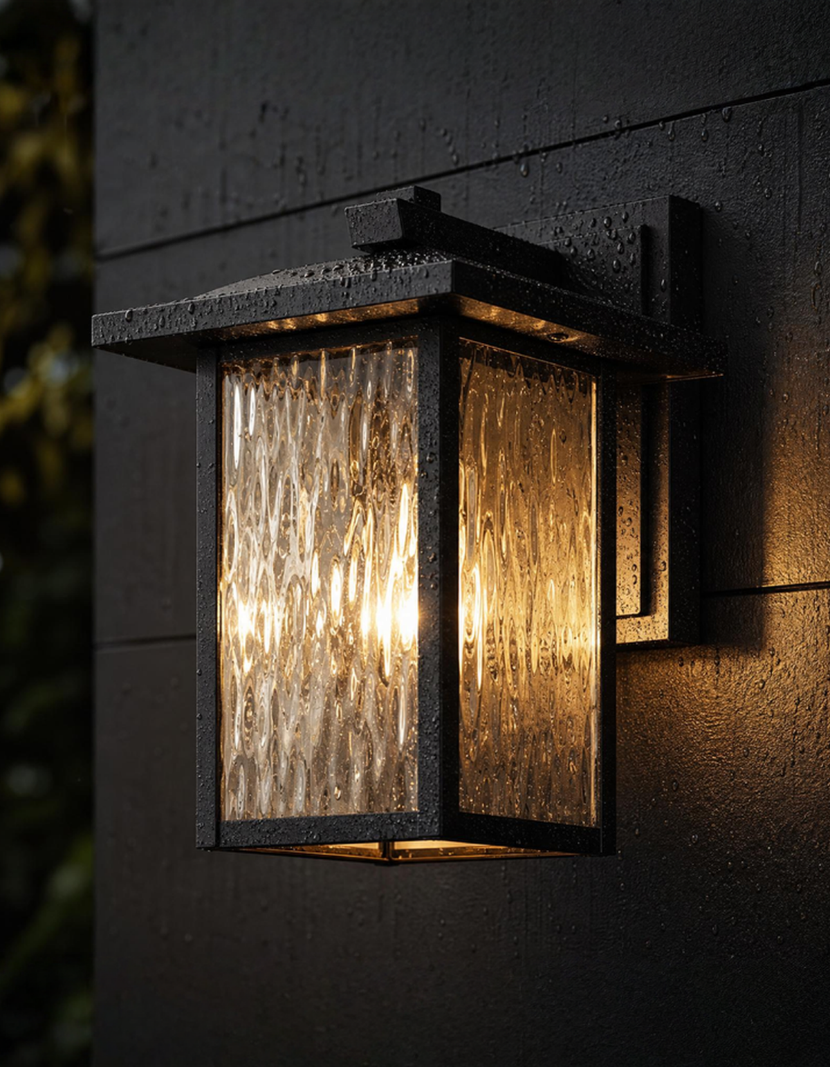 LUMOS 1-Light 10" Lantern - Black#Finish_Black