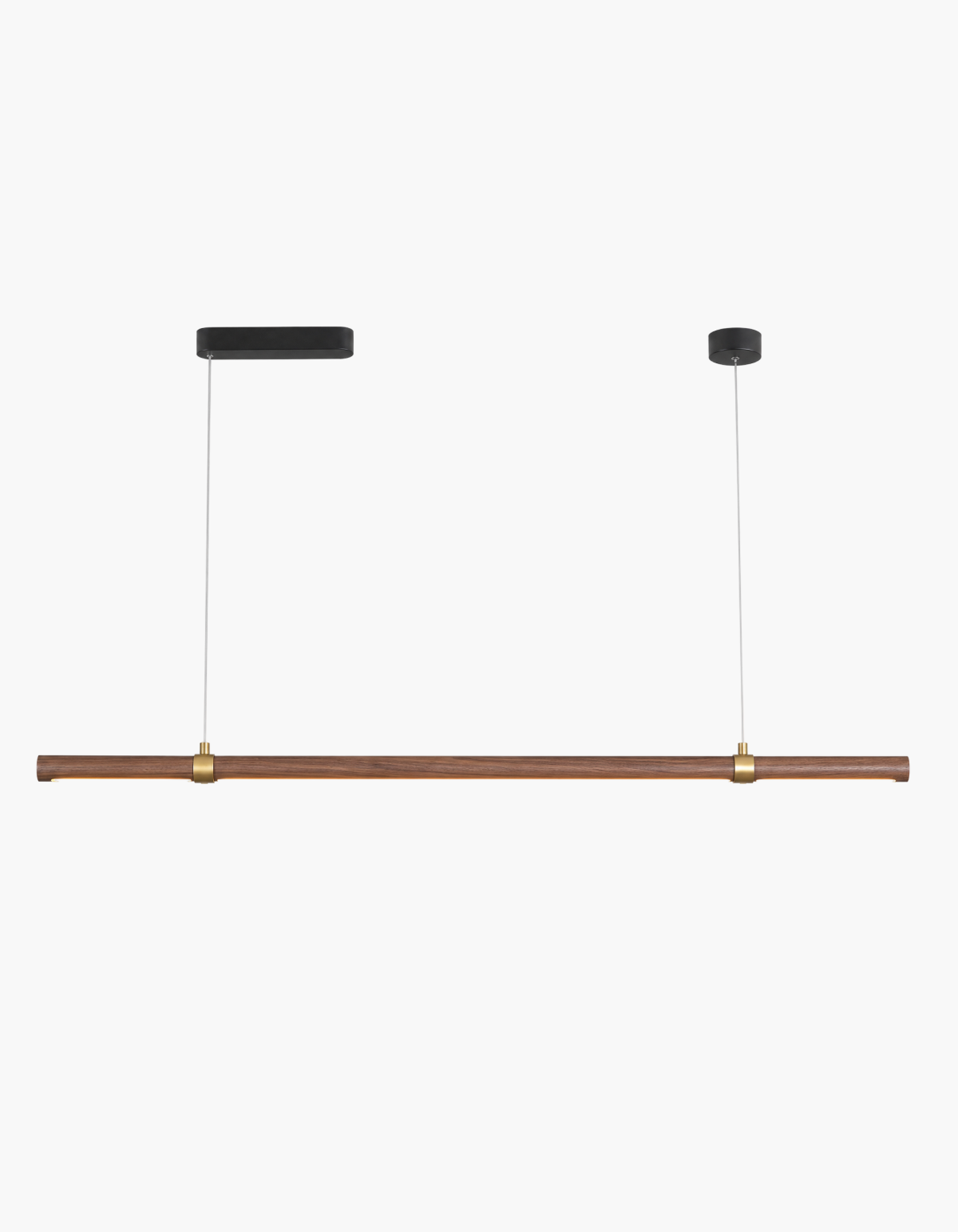 Rowan 72-in. Linear Chandelier - Dark Walnut#Finish_Dark Walnut
