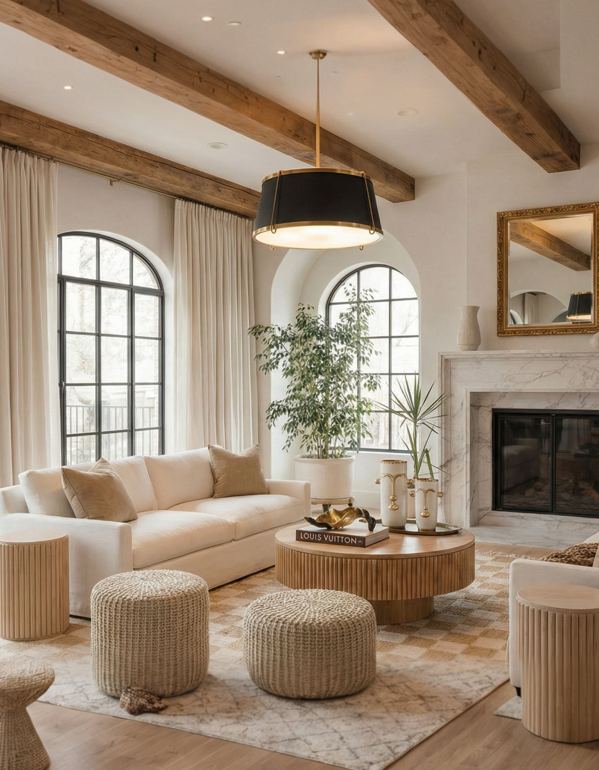 Arden 12-in. Round Drum Pendant (Test)