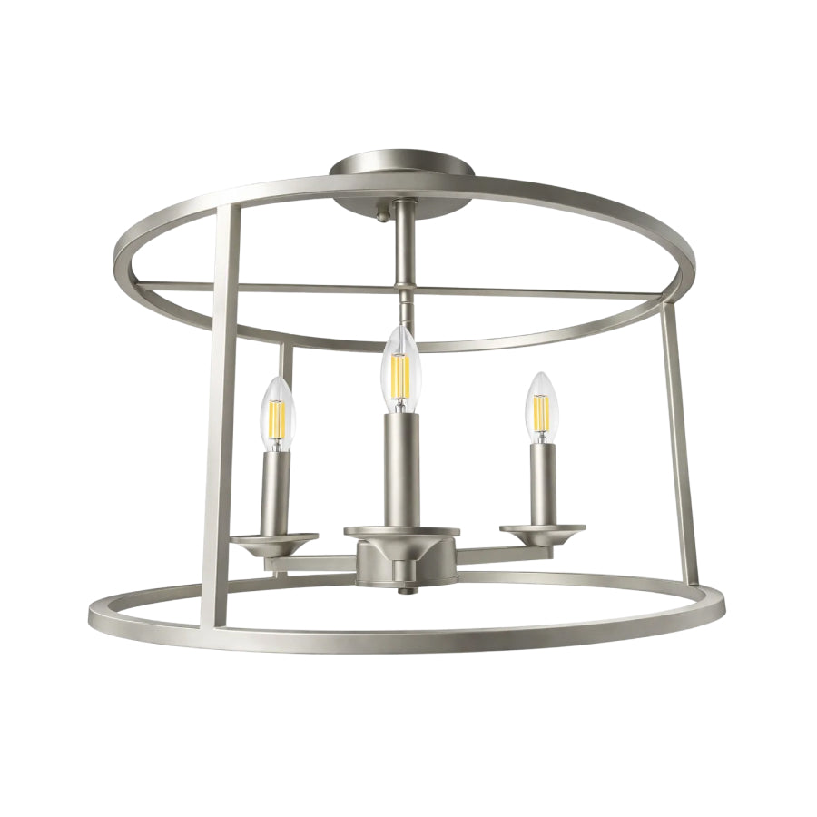 BELVEDERE 3-Light Flush Mount