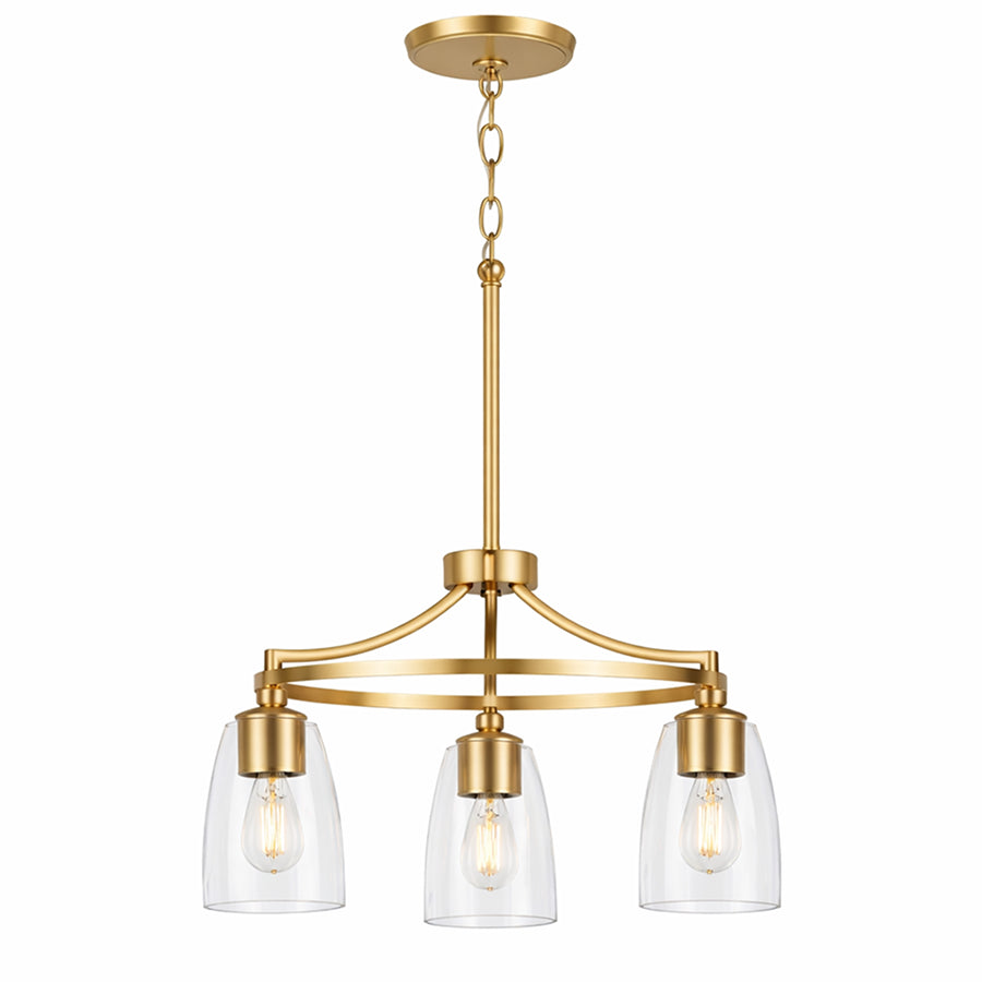 CASCADE 3-Light Chandelier