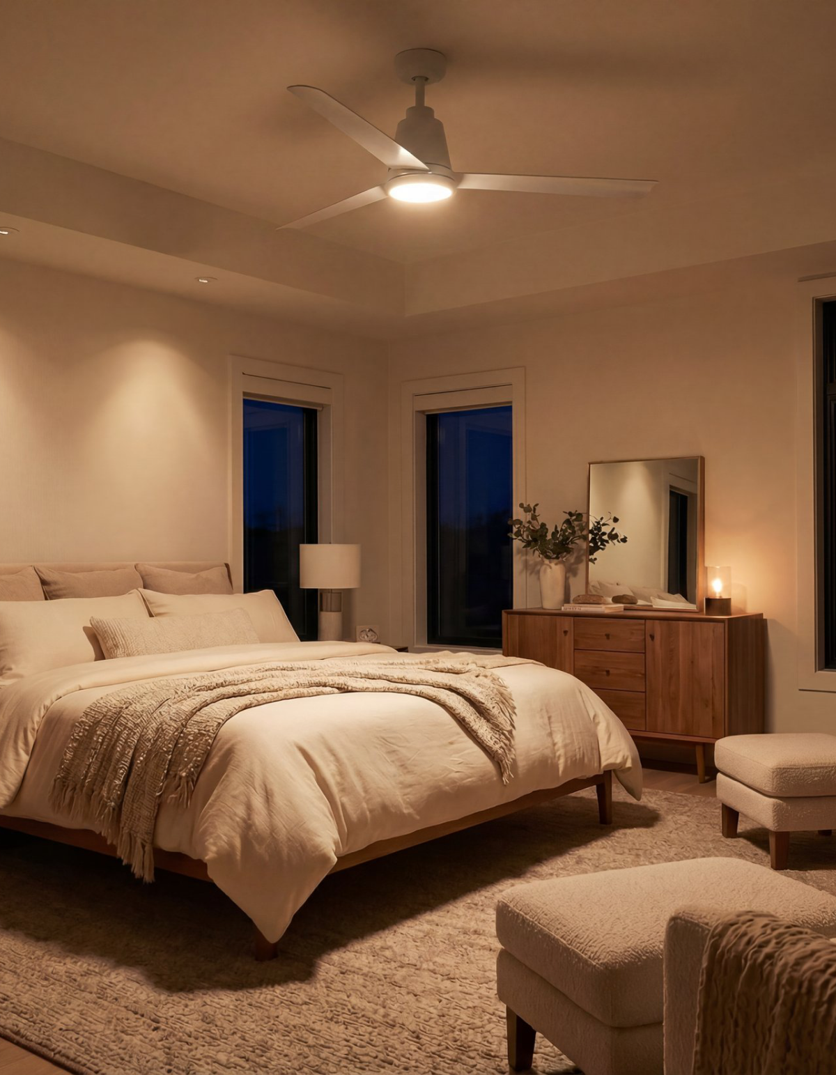 Solo 52-in. Ceiling Fan - White#Finish_White