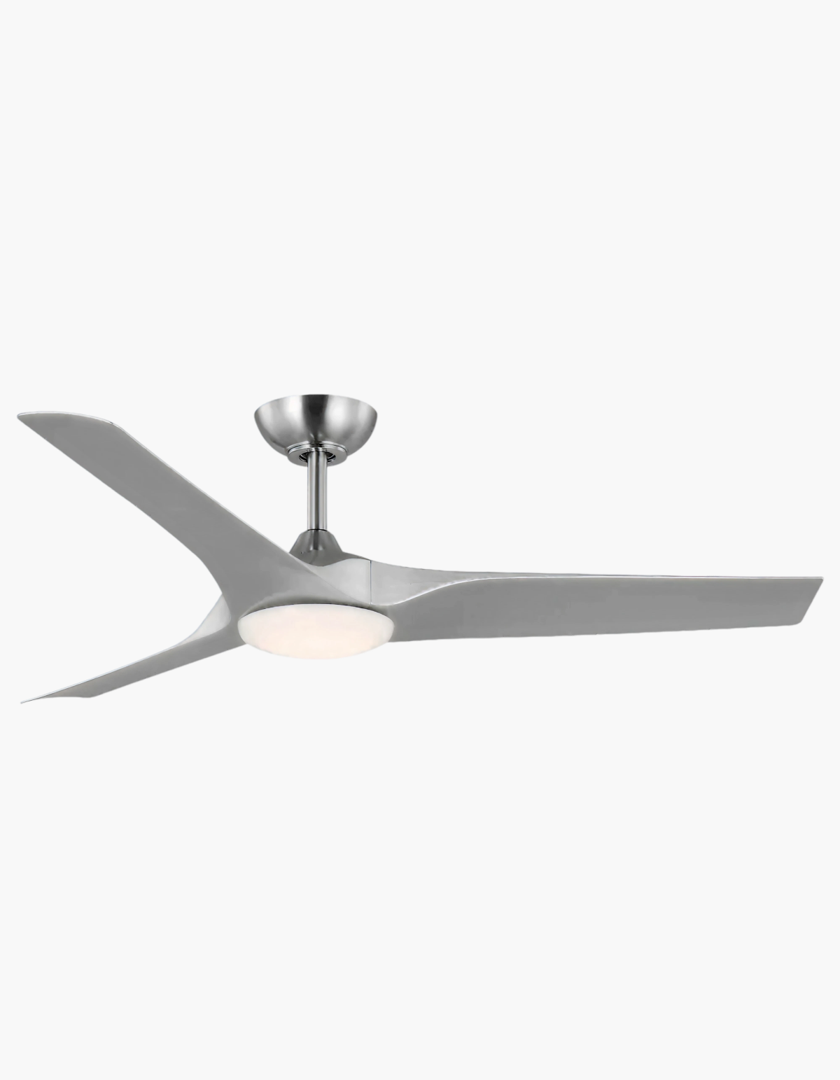 Gossamer 52-in. Ceiling Fan, Brushed Nickel - Brushed Nickel & Silver#Finish_Brushed Nickel & Silver