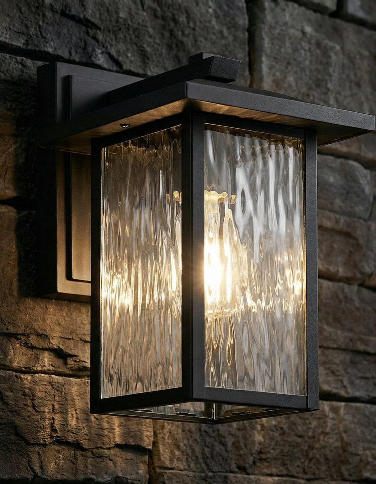 LUMOS 1-Light 16" Lantern - Black#Finish_Black