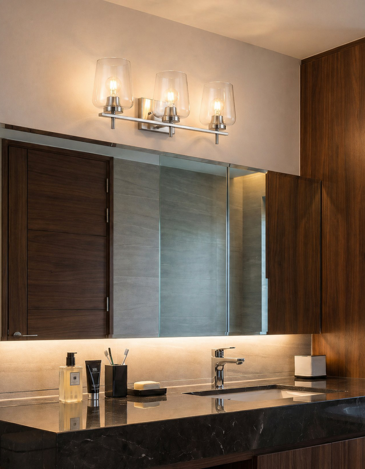 GILA 3-Light Vanity - Chrome#Finish_Chrome