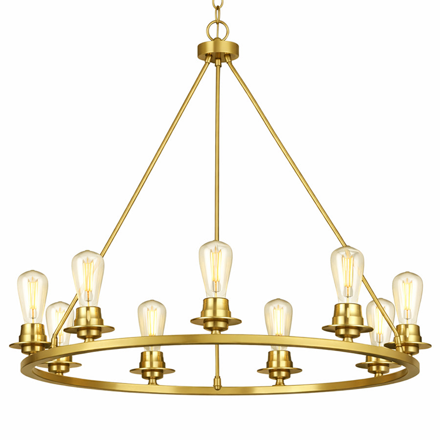 FOUNDRY 9-Light Chandelier