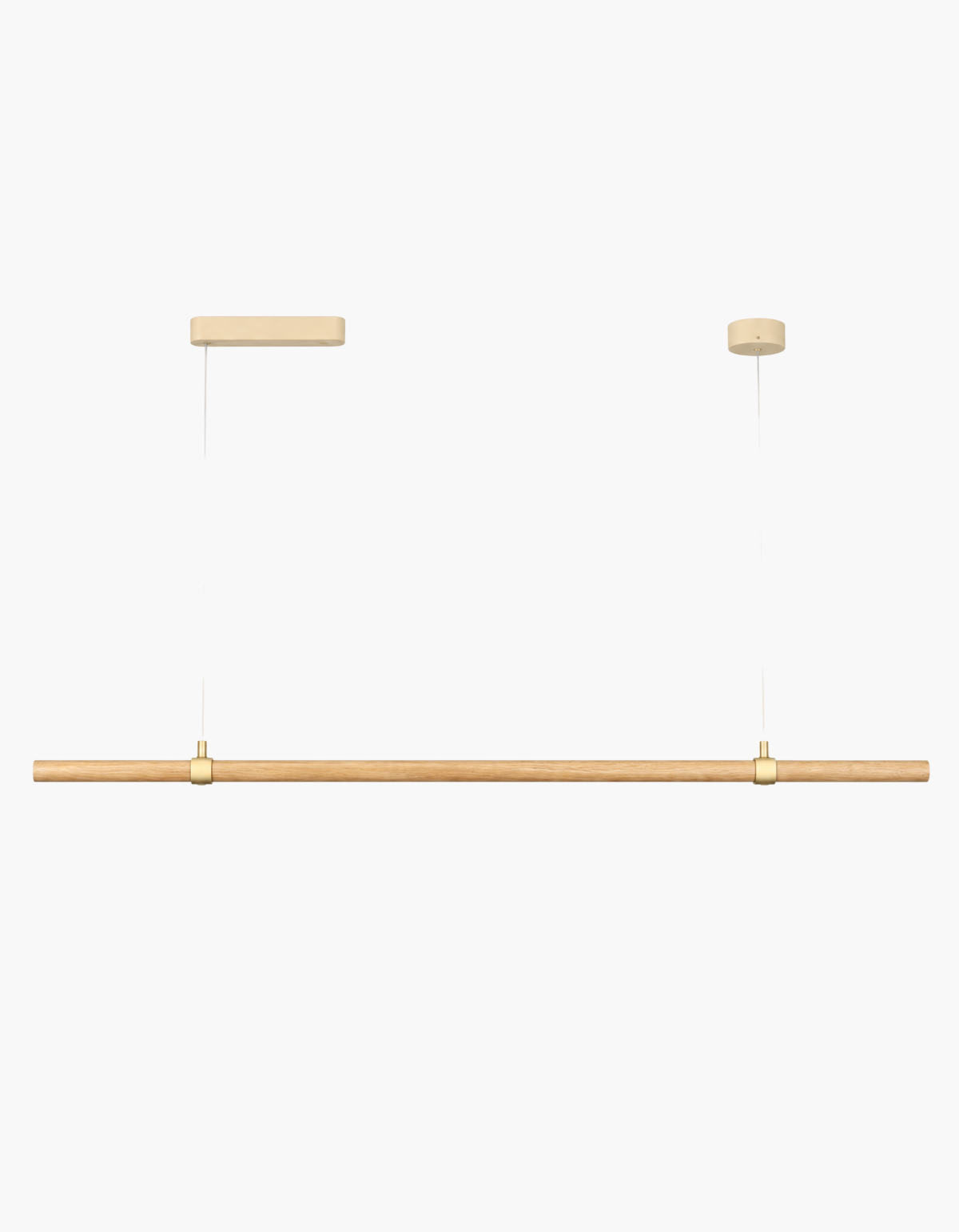 Rowan 72-in. Linear Chandelier - Light Oak#Finish_Light Oak