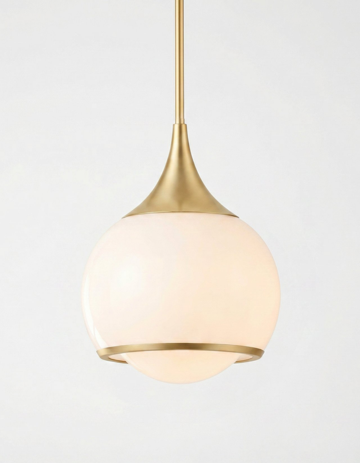 Opal 1-Light Pendant - Satin Gold#Finish_Satin Gold