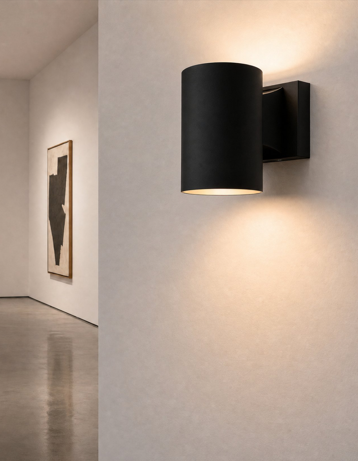 Pioneer 1-Light Up/Down Sconce - Black#Finish_Black
